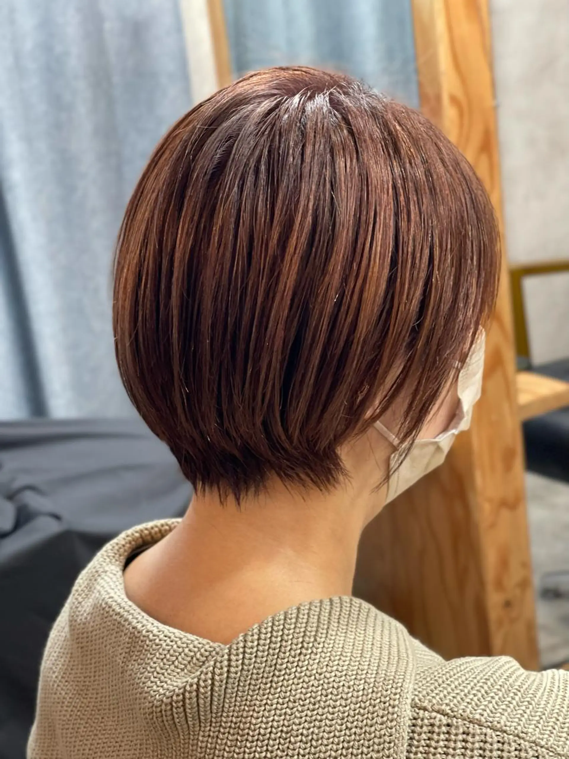 ショート 白髪ぼかし/美髪矯正 /宮崎陽平のヘアスタイル