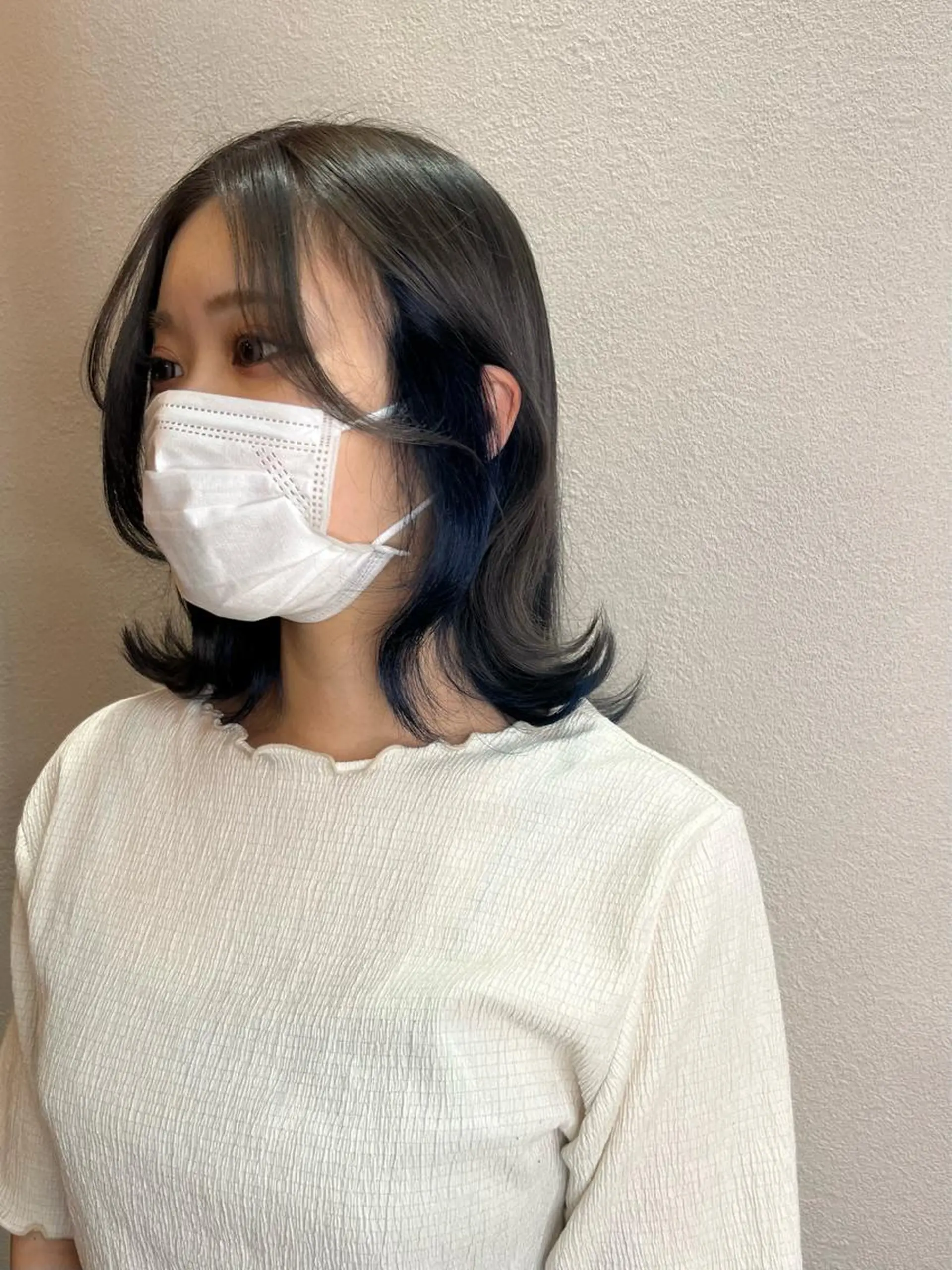 ミディアム カラー Maison Land所属・KANA MIYOSHIのヘアスタイル