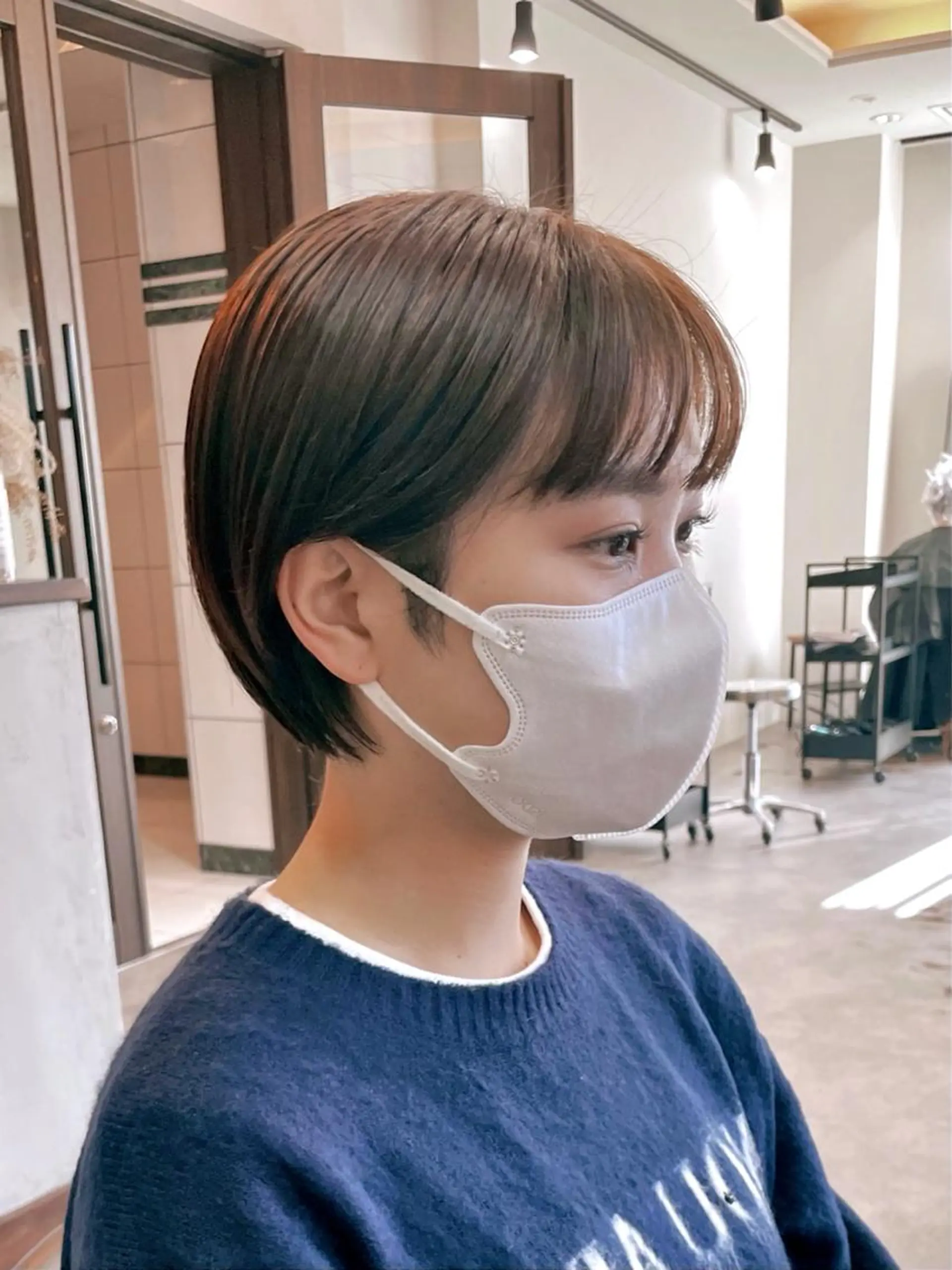 ショート カラー カット ヘアカラー トリートメント ボブ/髪質改善/ soiナカジママドリのヘアスタイル