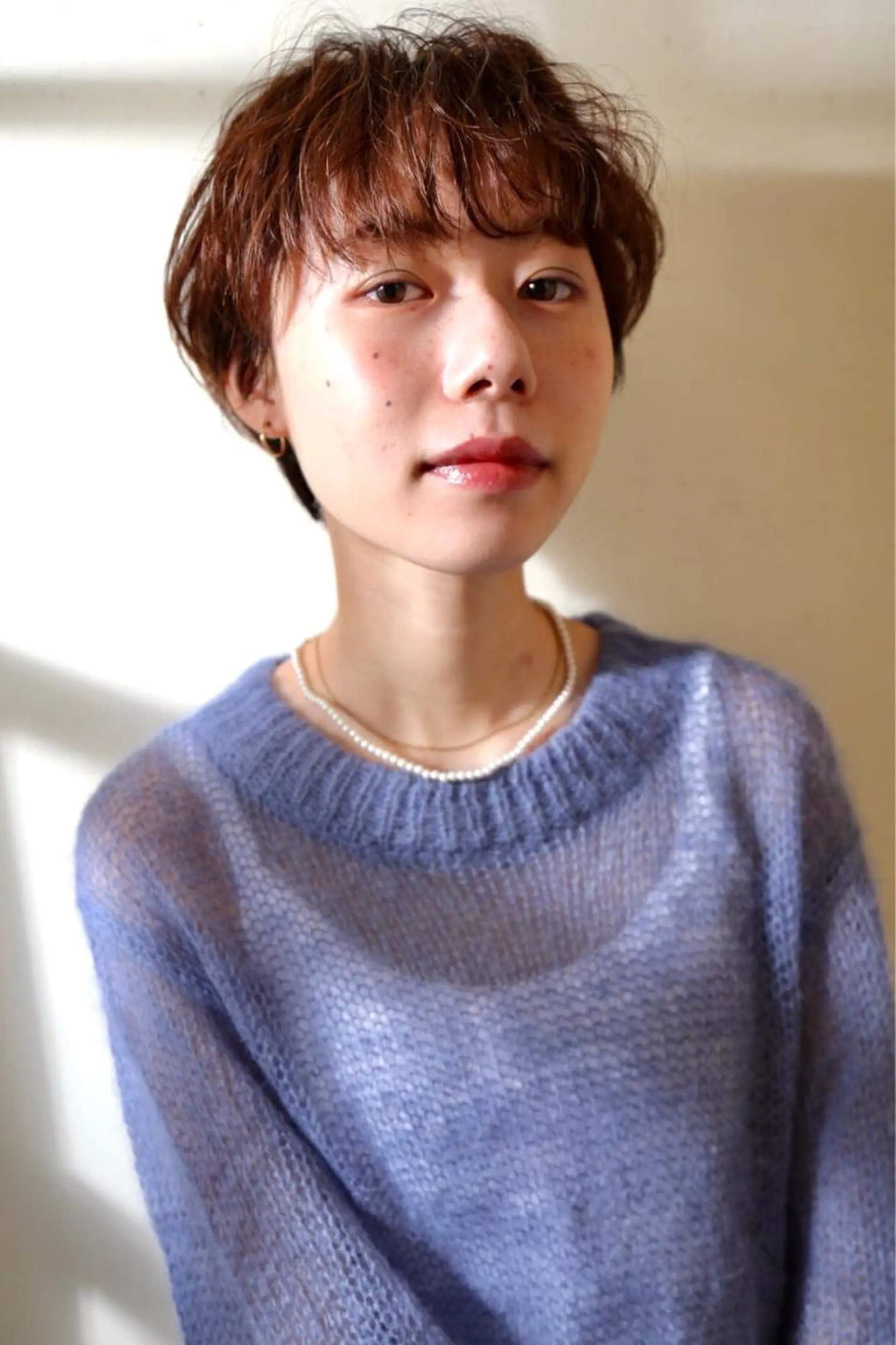 ショート パーマ さかい なつみのヘアスタイル