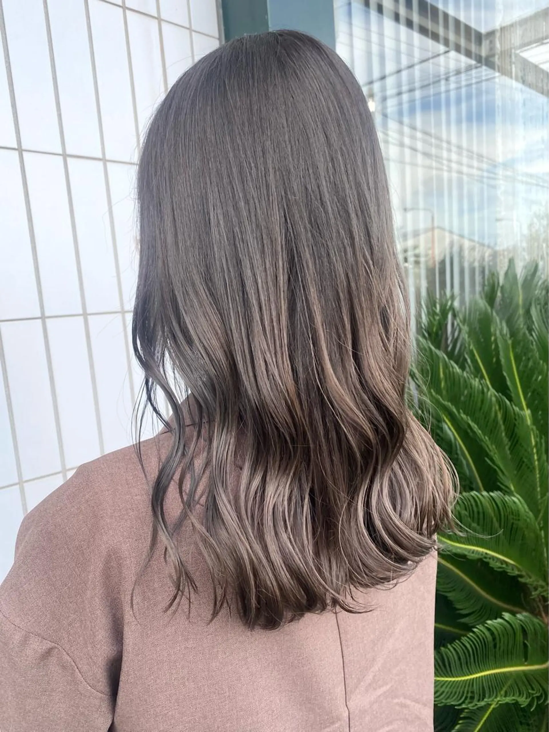 ロング ヘアカラー トリートメント YUIMARL岡山店 MIRAIのヘアスタイル