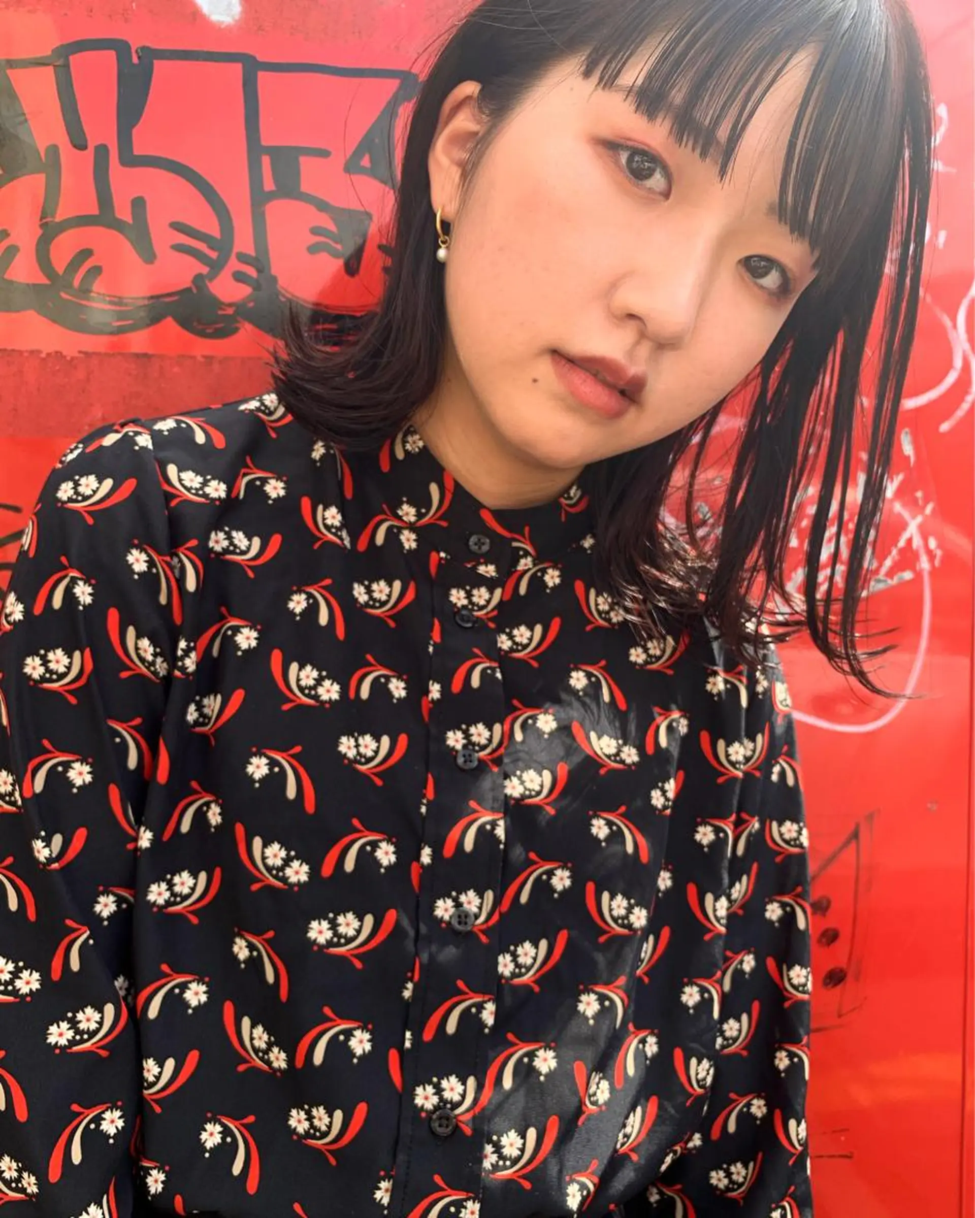 ミディアム カラー カット ヘアカラー トリートメント haru/レイヤー/ ウルフのヘアスタイル