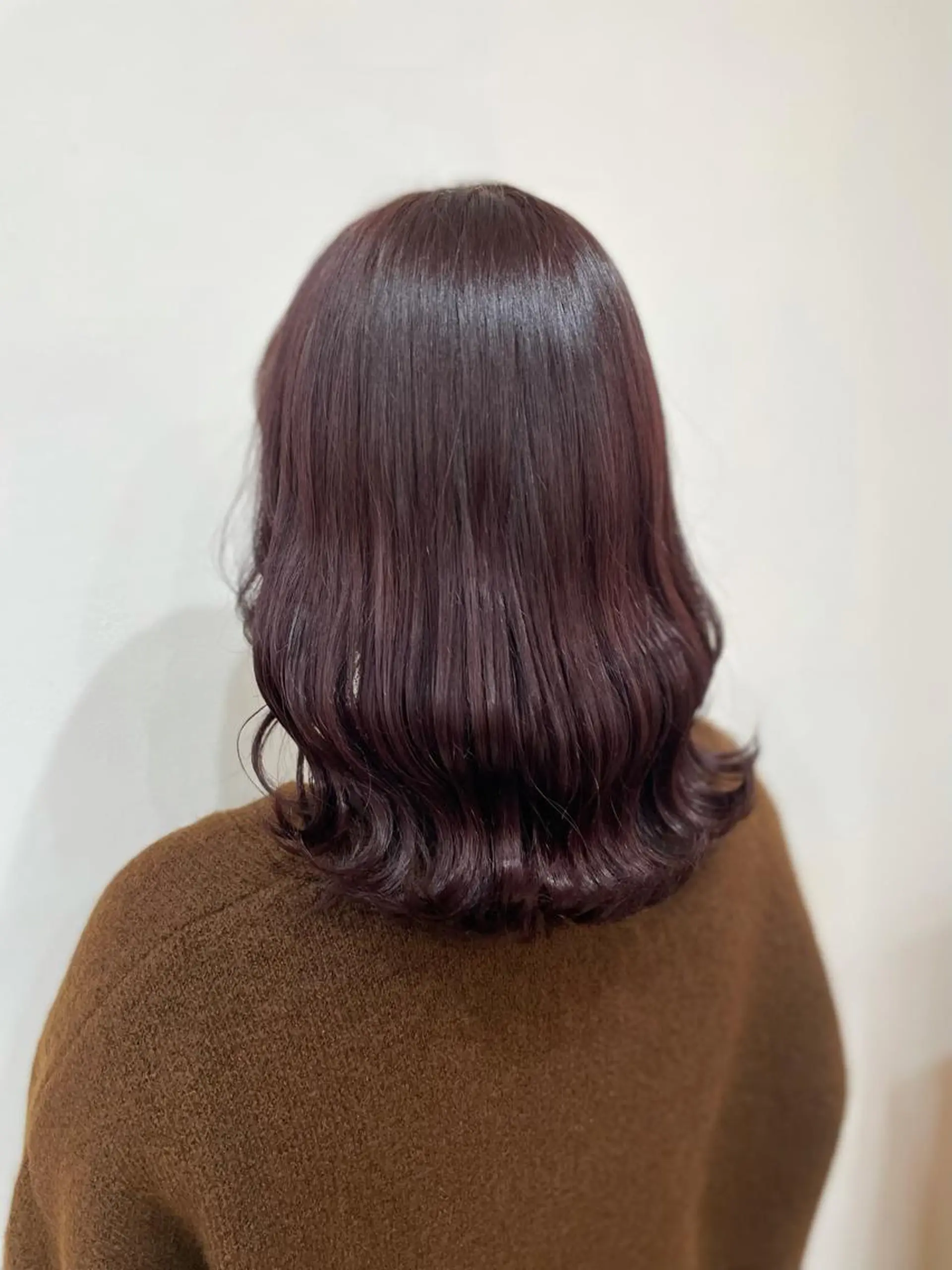 セミロング カラー ラベンダーカラー ピンクカラー ピンクラベンダー 韓国風/亀之園 涼のヘアスタイル