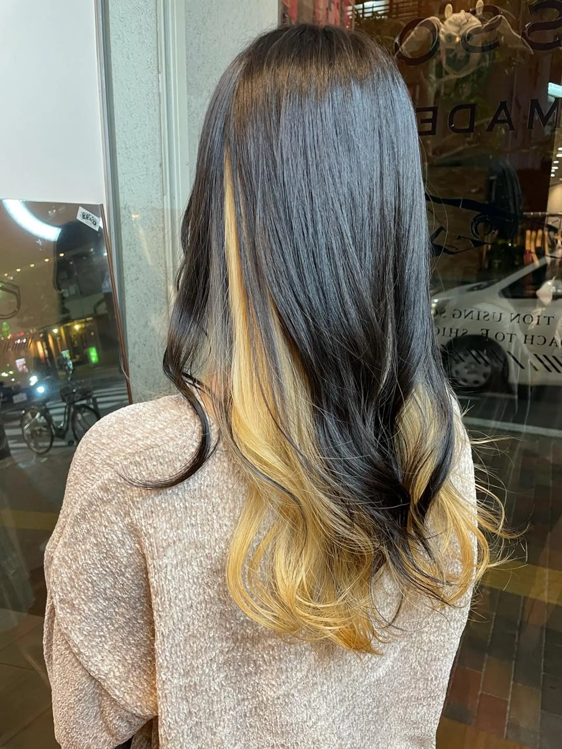 ロング カラー インナーカラー ヘアカラー トリートメント CoCooN 店長 さのえみのヘアスタイル