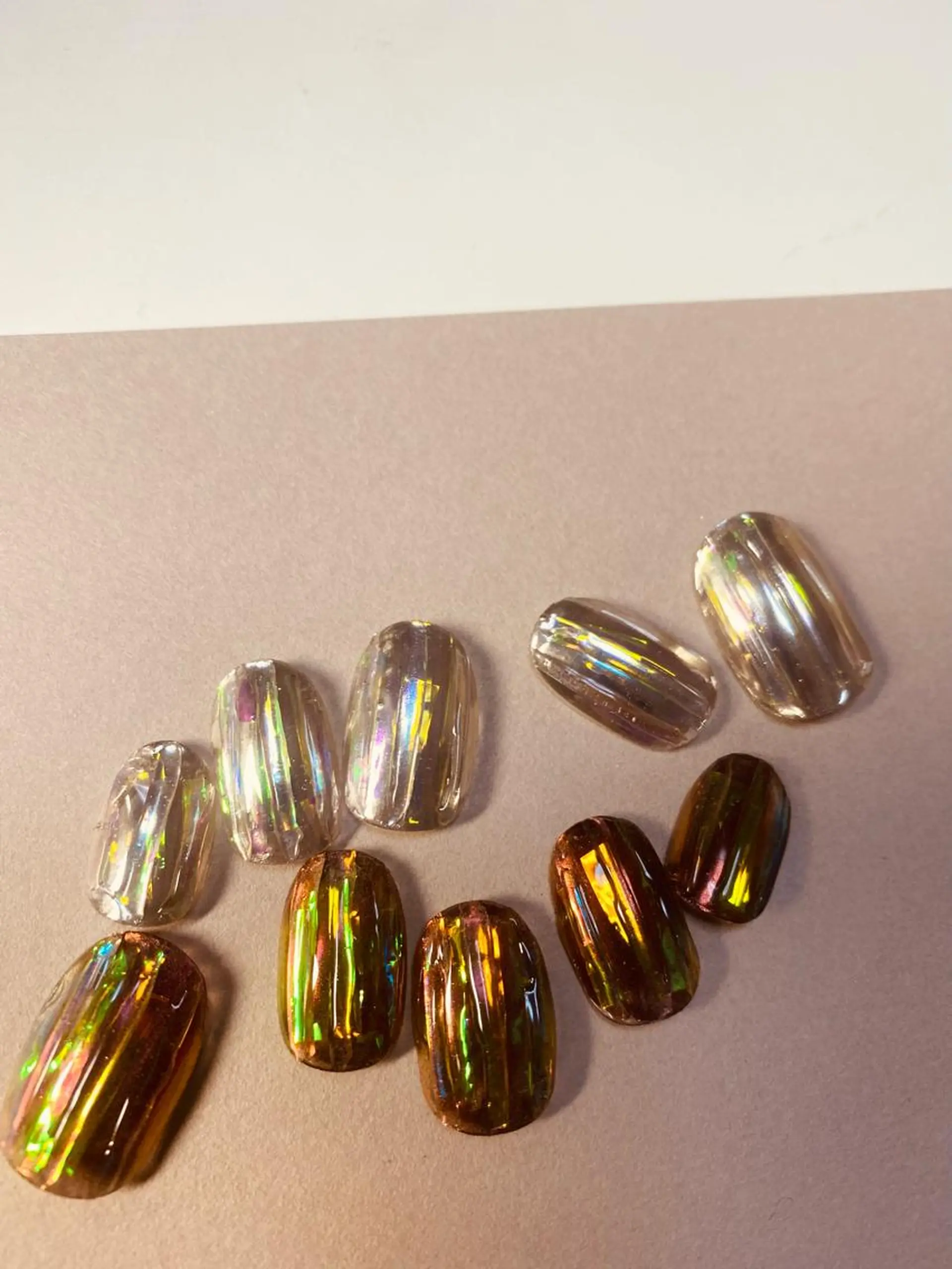 ネイル オーロラネイル フットネイル irooo 21のネイルデザイン