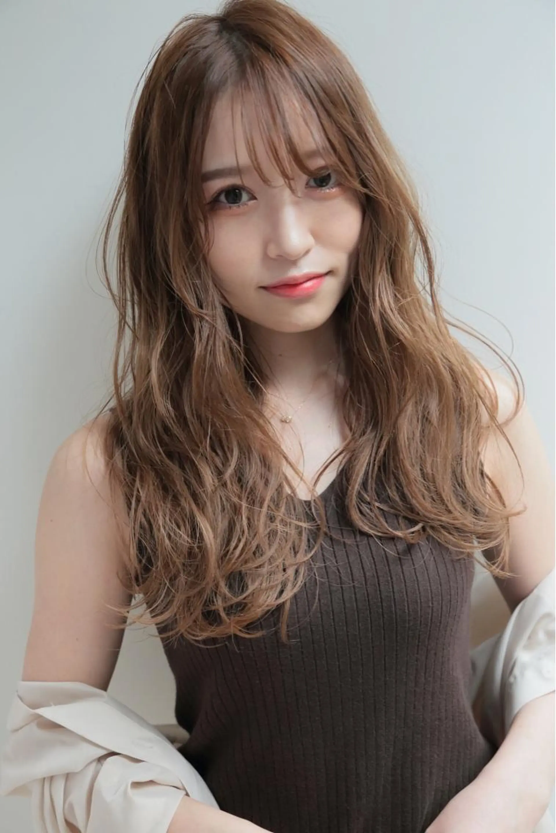 ロング レイヤーカット /透明感カラー西田のヘアスタイル