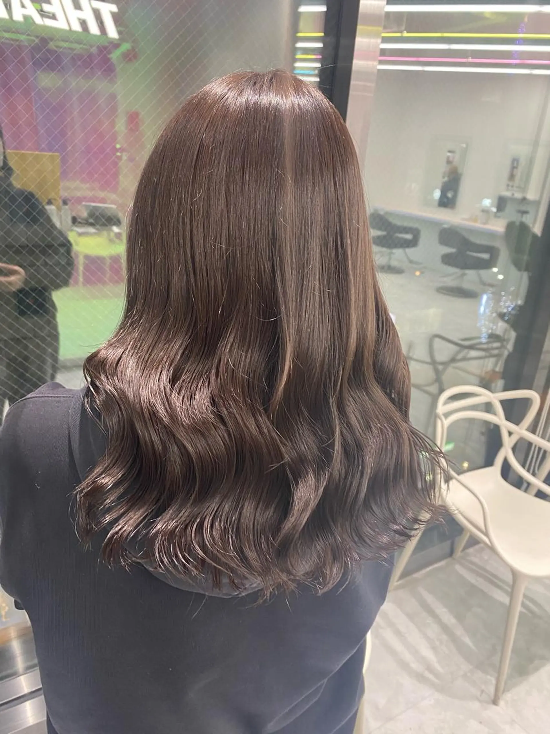 ミディアム カラー ヘアアレンジ 髪質改善 ヘアカラー トリートメント ブリーチなしの達人 🇰🇷KAITOのヘアスタイル