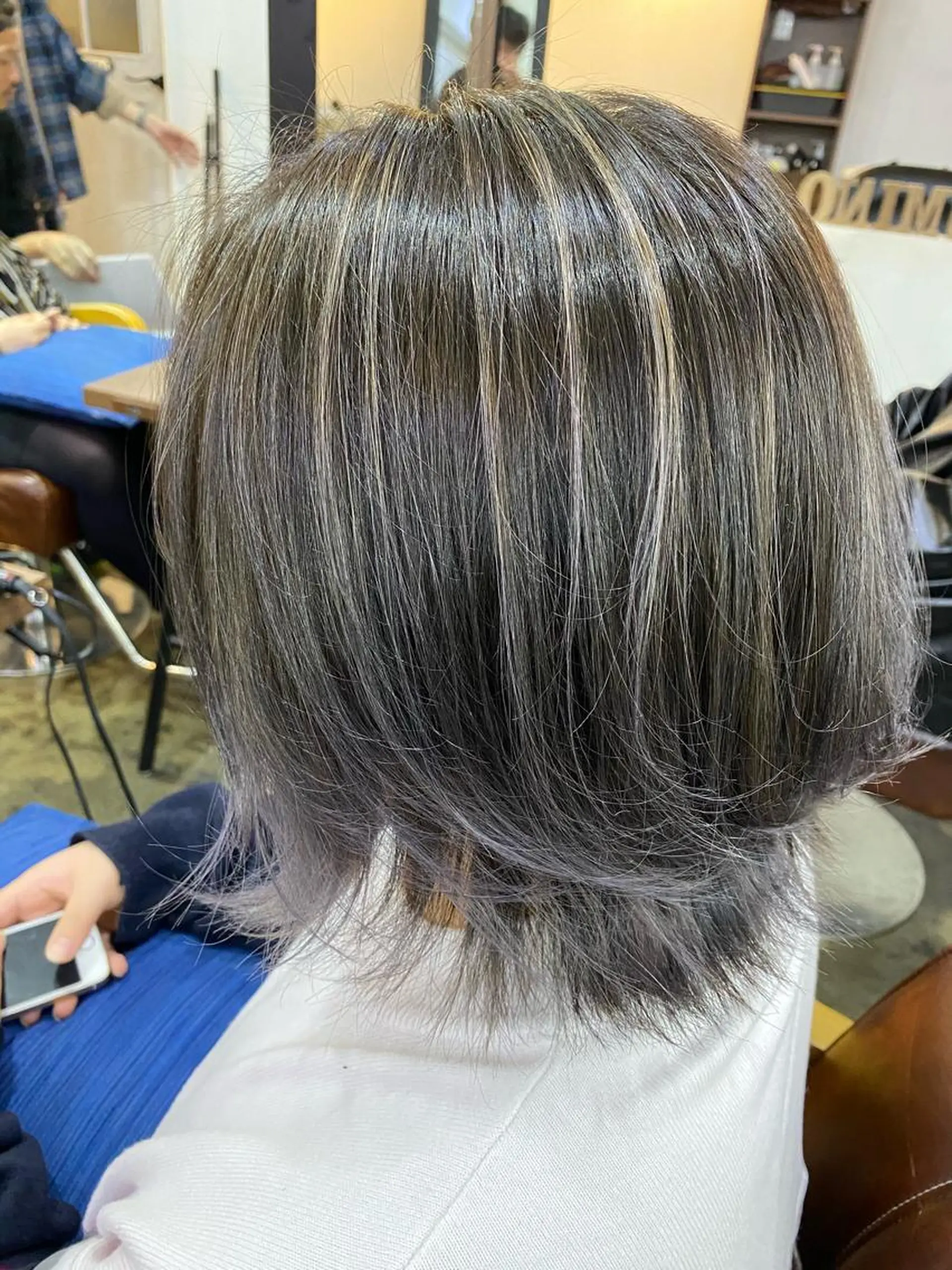 ショート カラー ヘアアレンジ 【艶髪×韓国風】 毛流れ職人 RYOのヘアスタイル