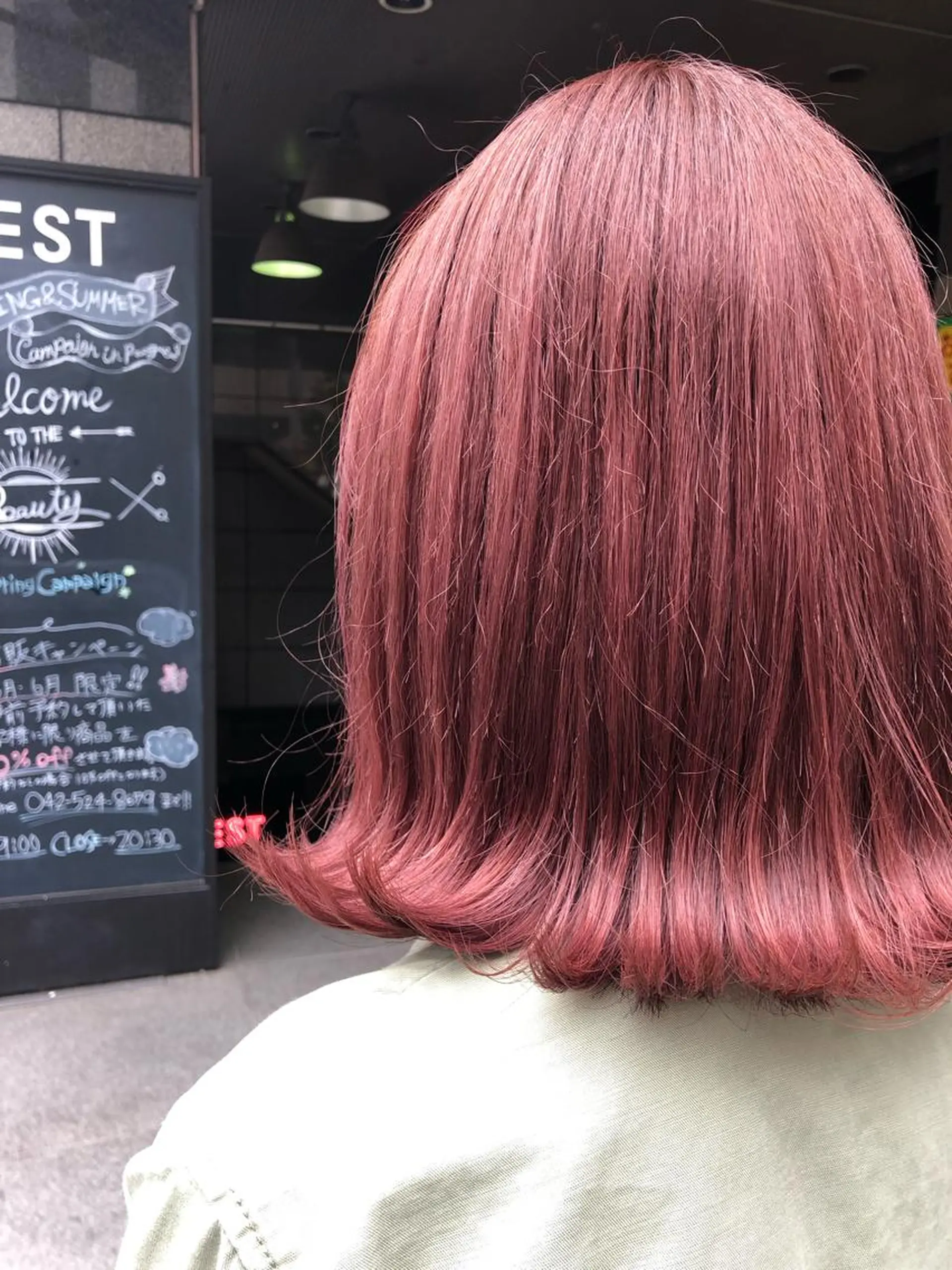 ショート カラー 🧸プルエクステ❤︎ ネイルKAO🧸のヘアスタイル