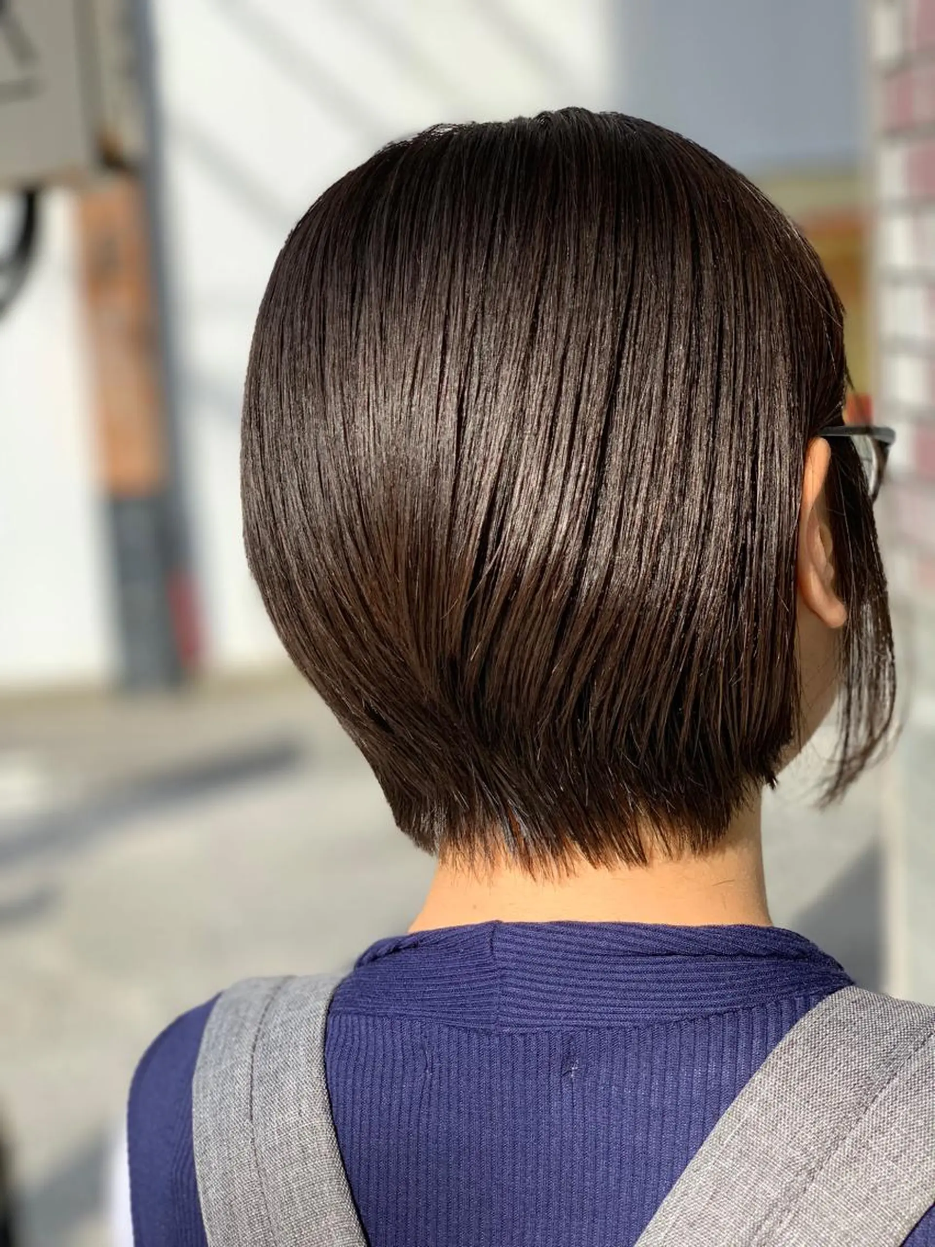 ショート 髪質改善 ショートヘア トリートメント トリートメント 髪質改善/縮毛矯正 /ブリーチ矯正/岡部のヘアスタイル