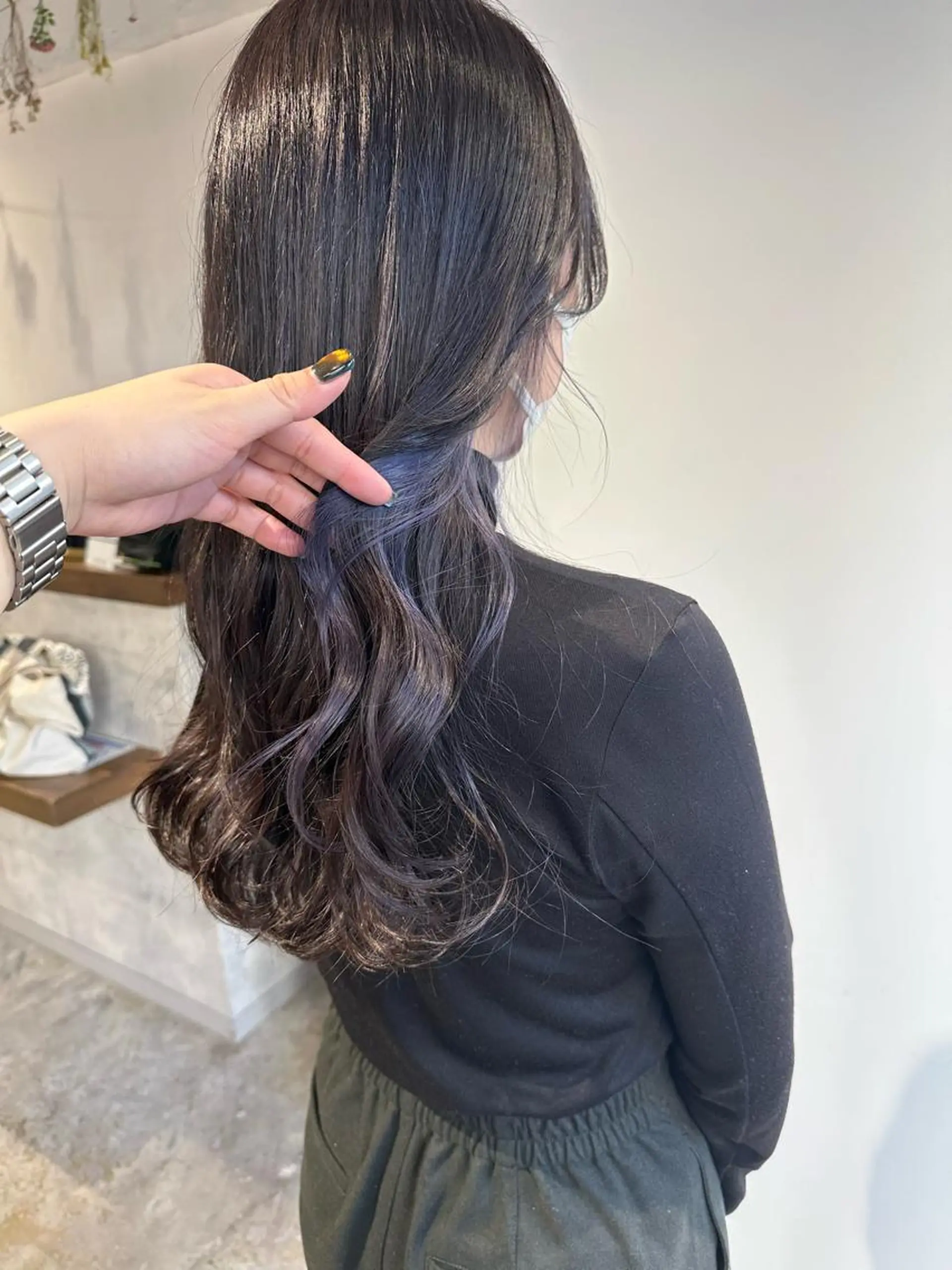 ロング カラー ヘアアレンジ 落合　眺 (オチアイ　ノゾミ)のヘアスタイル