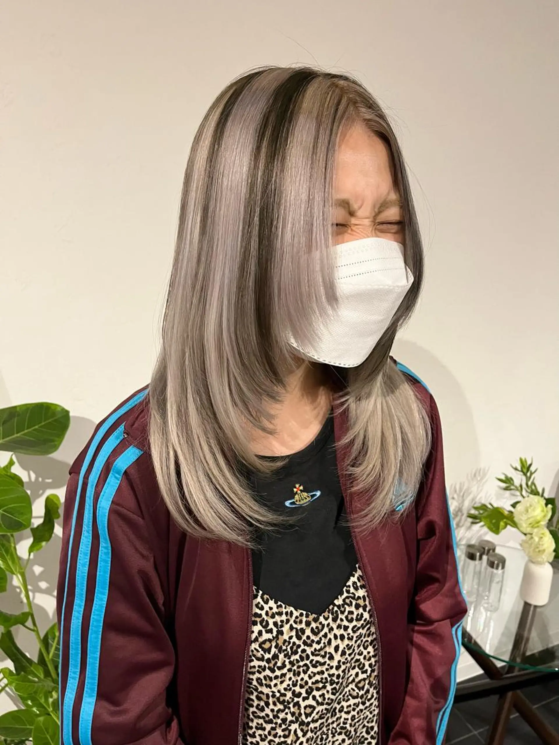 ロング カラー ブリーチ ブロンド ケアブリーチ 透明感カラー デザインカラー カット ヘアカラー ショート/パーマ/ カラー/FUKOのヘアスタイル