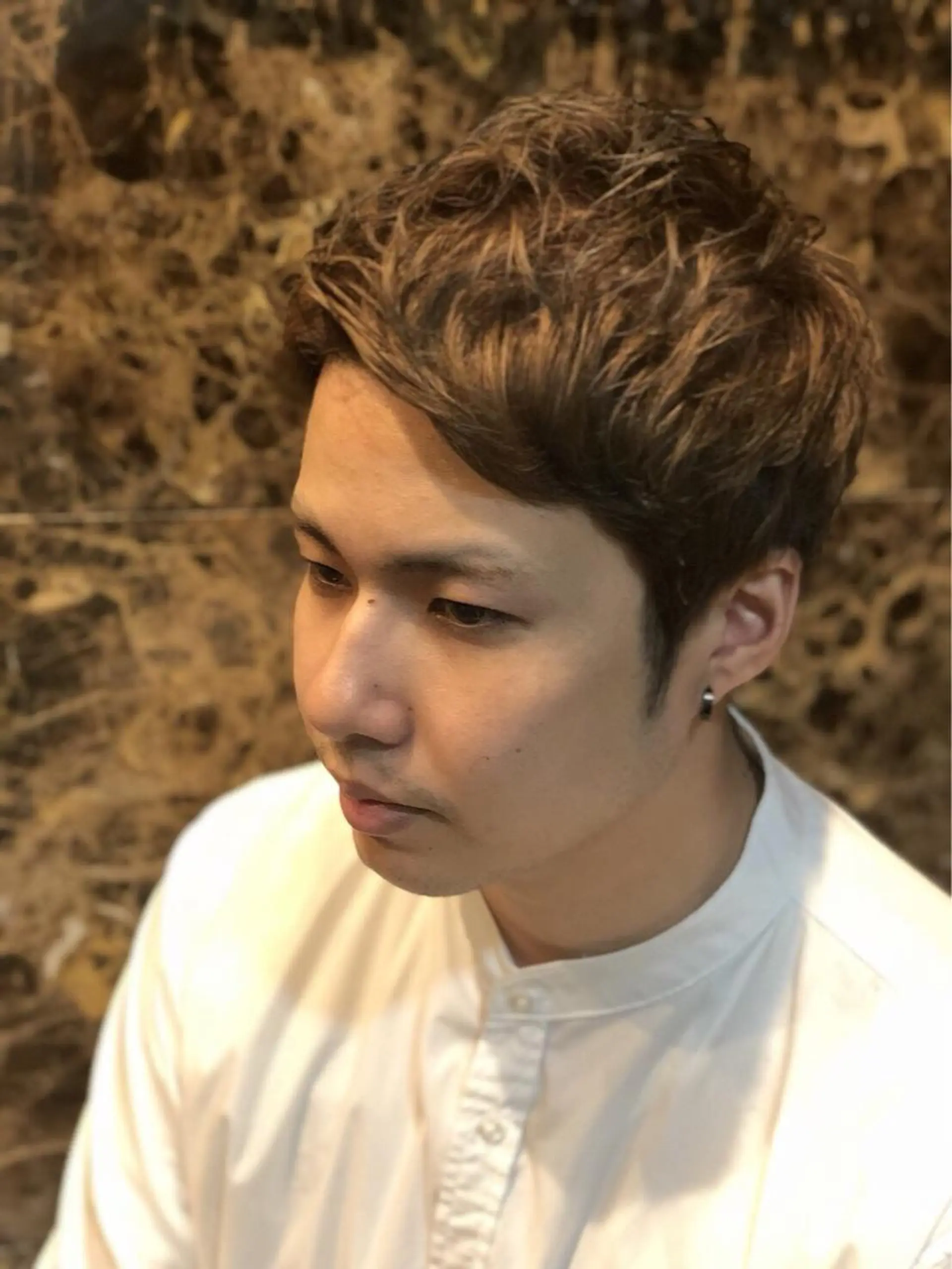 ショート メンズ 岡本 耕太郎のヘアスタイル