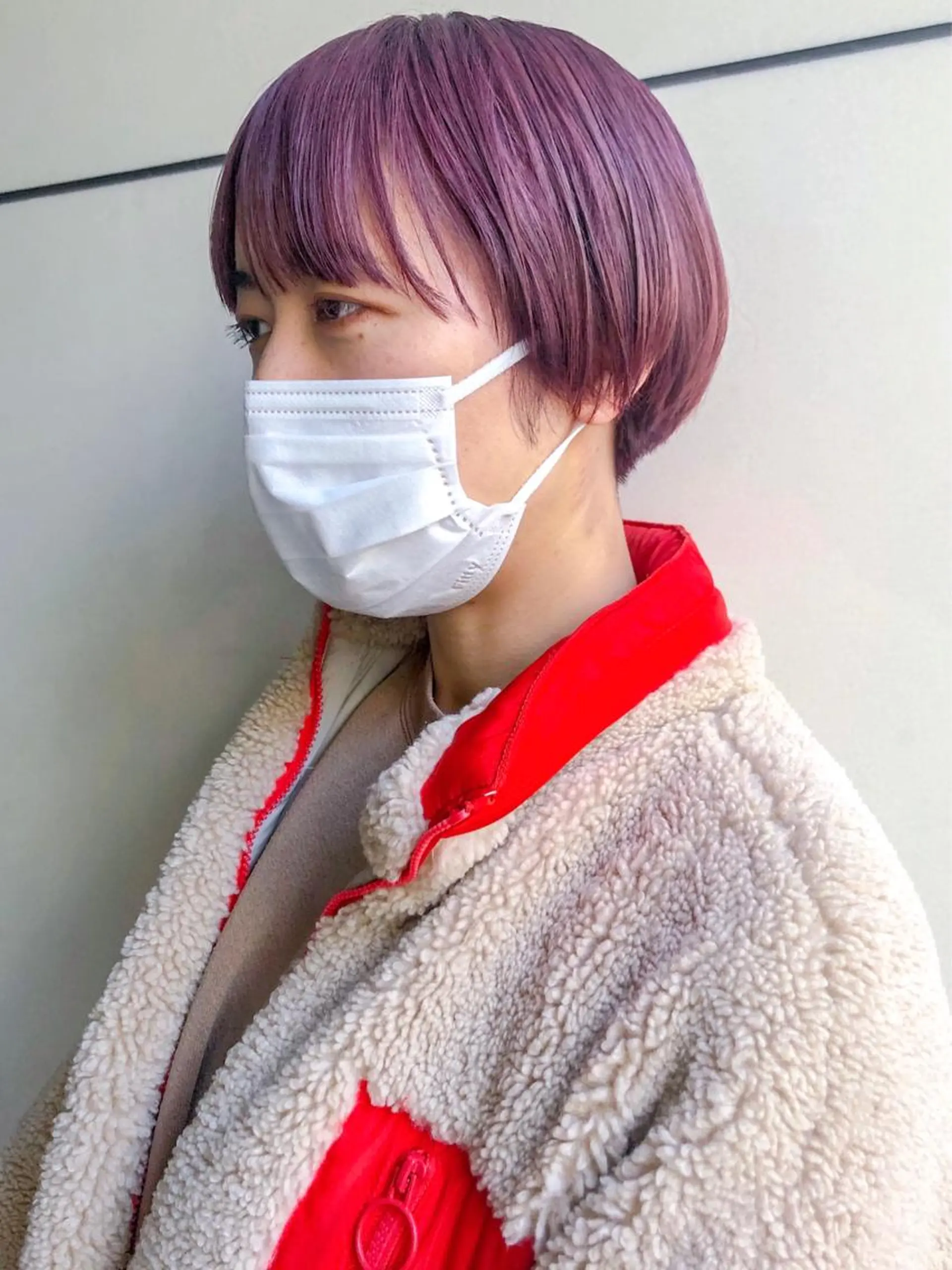 ショート カラー 長井 美佳のヘアスタイル