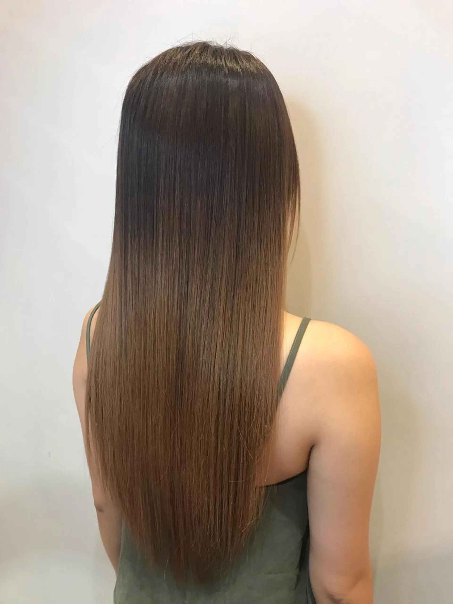 ロング カラー シールエクステ⭐️ オオミタクヤのヘアスタイル