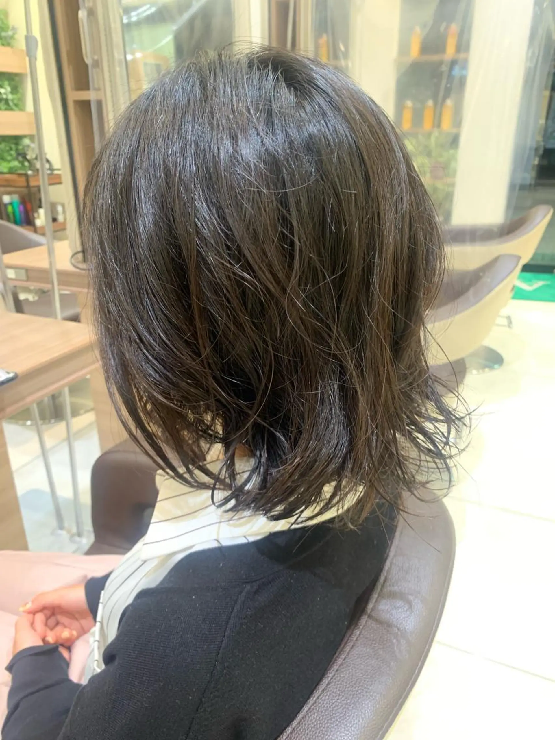 ミディアム パーマ ミディアムパーマ Dears 香芝店所属・関 優希のヘアスタイル