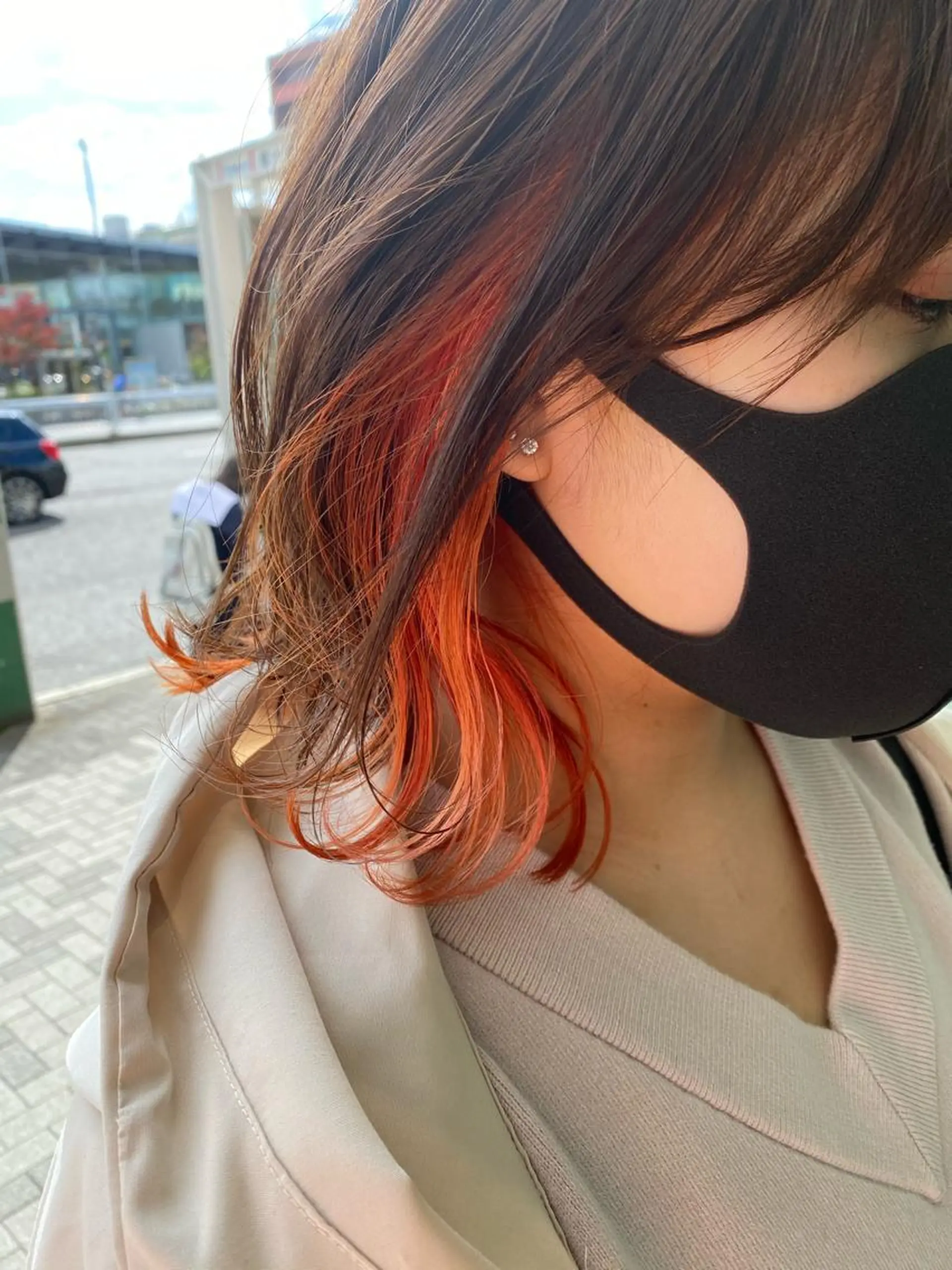 ミディアム 吉田 翔太のヘアスタイル