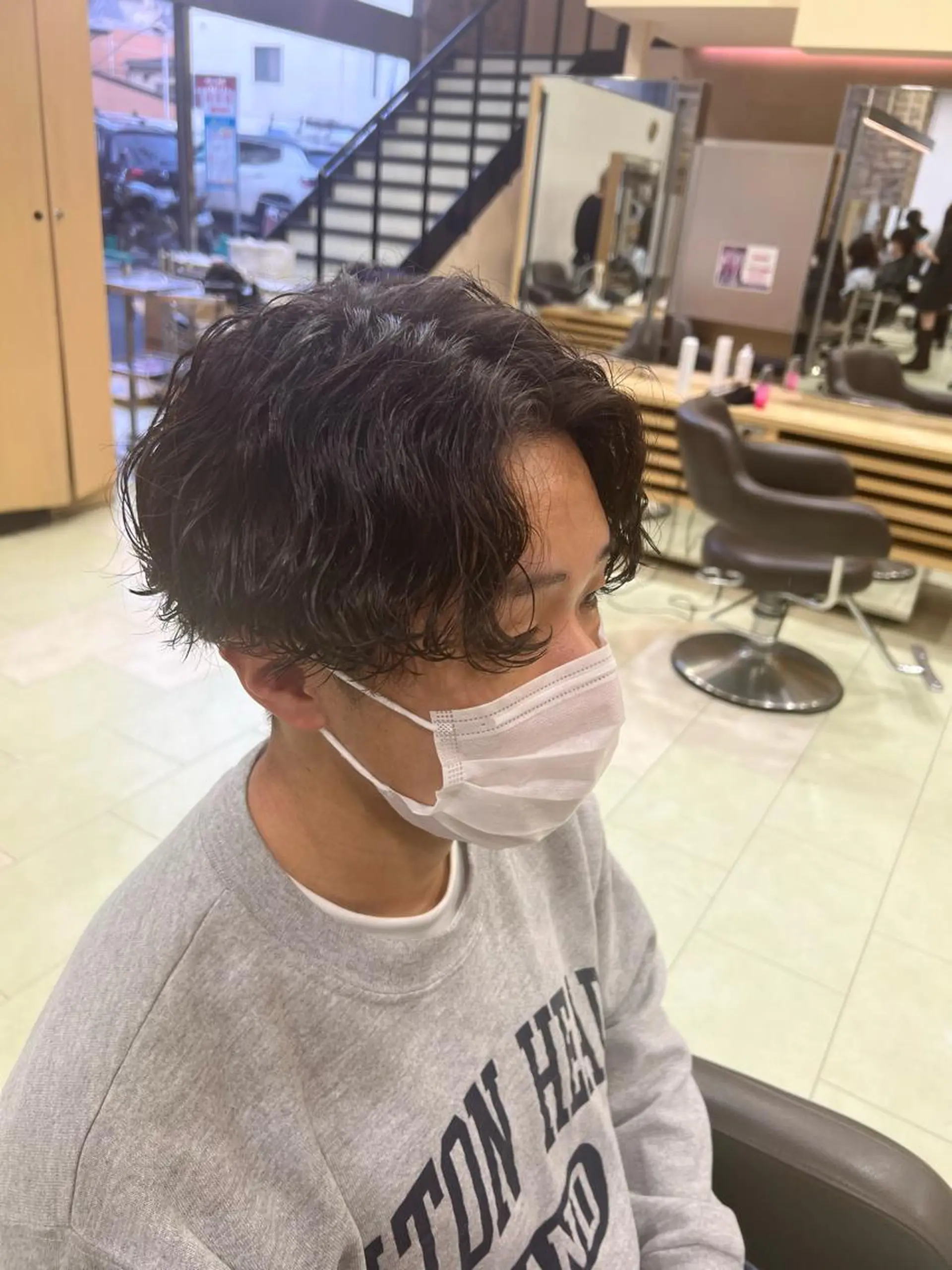 パーマ メンズ メンズカット松戸/韓 国/メンズパーマ航太のヘアスタイル