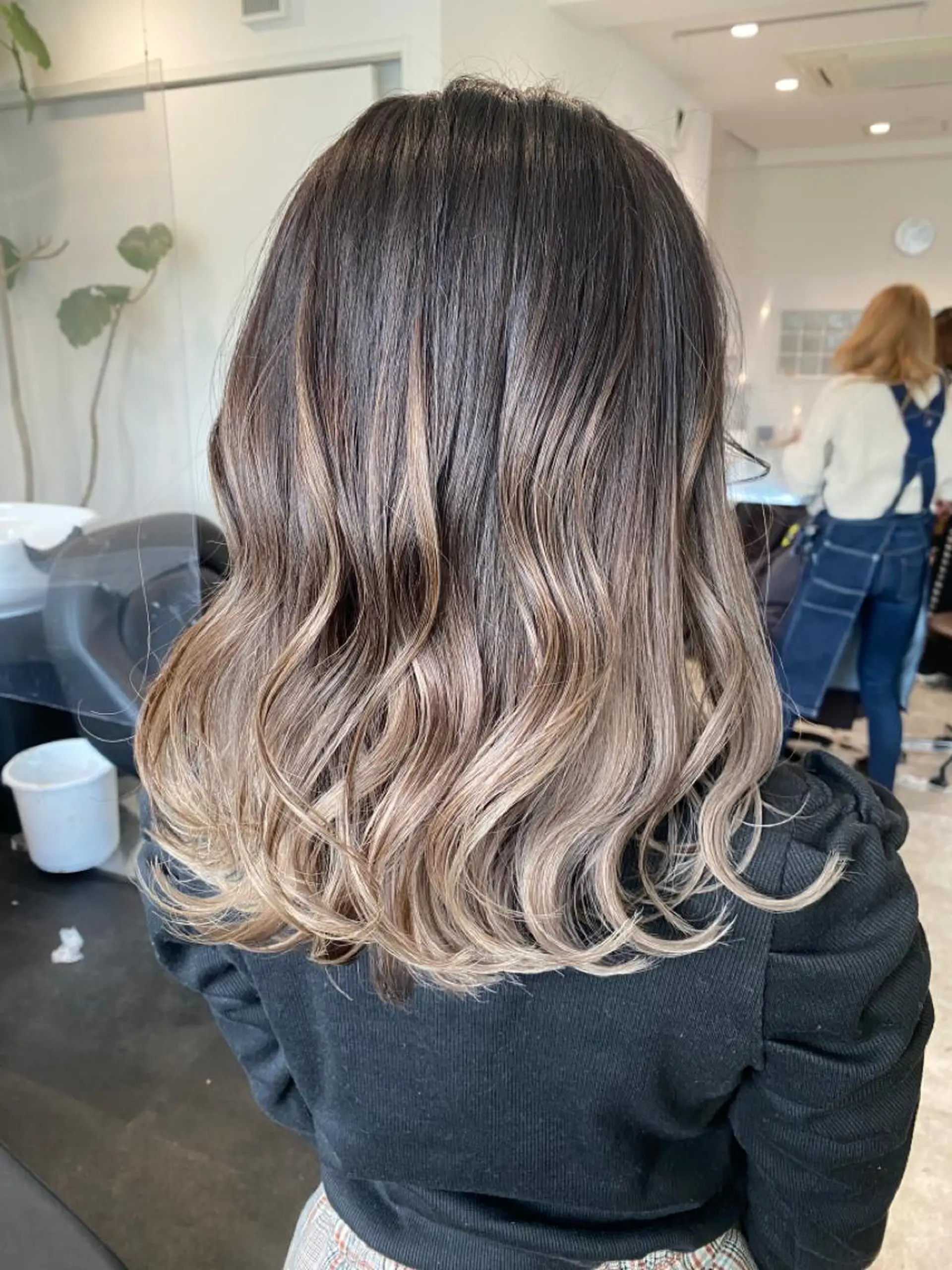 カラー バレイヤージュ ヘアカラー ハイトーン /ブリーチ/miyuのヘアスタイル