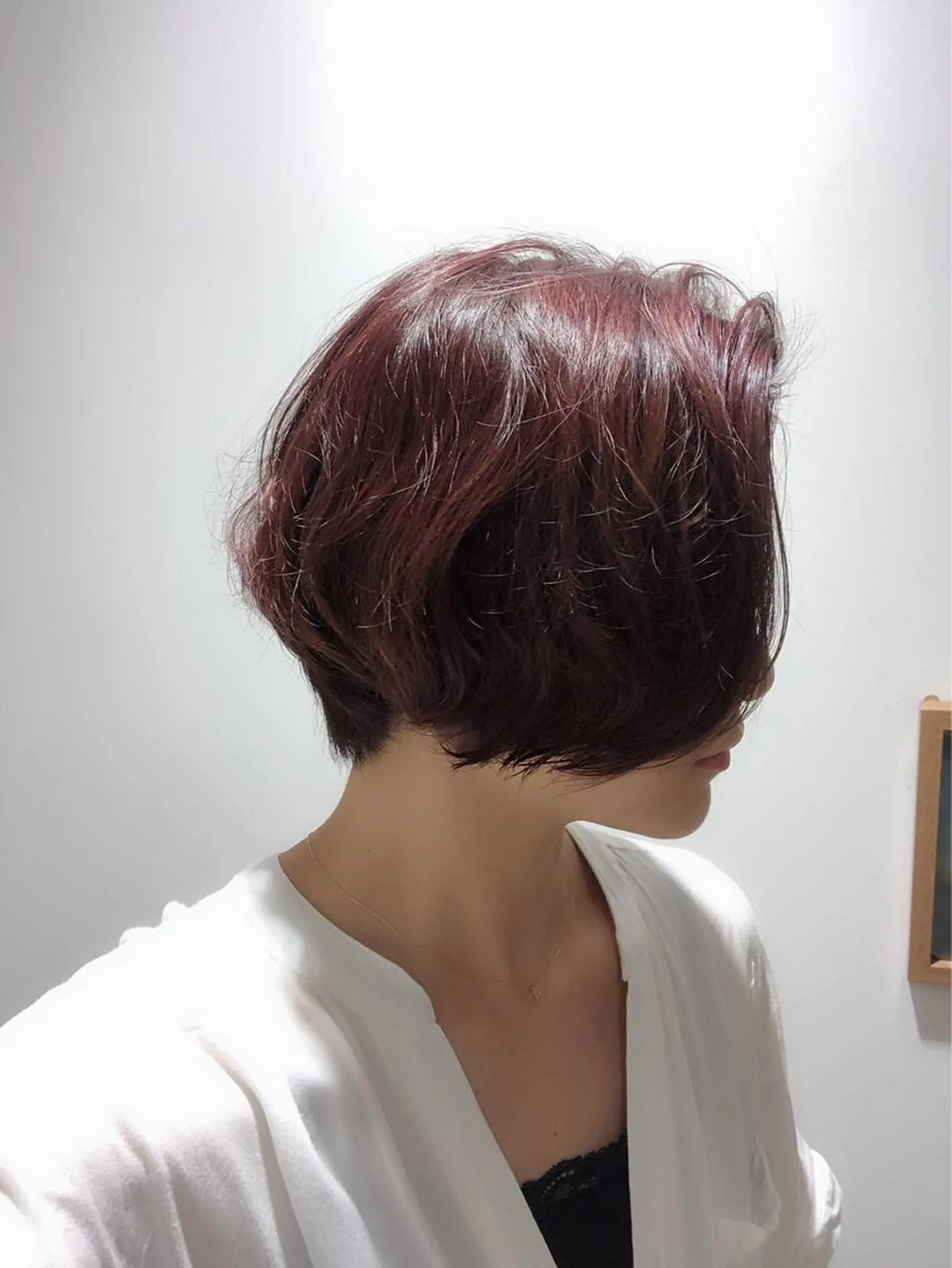 ショート カラー infinity新富町所属・池田 美玖のヘアスタイル