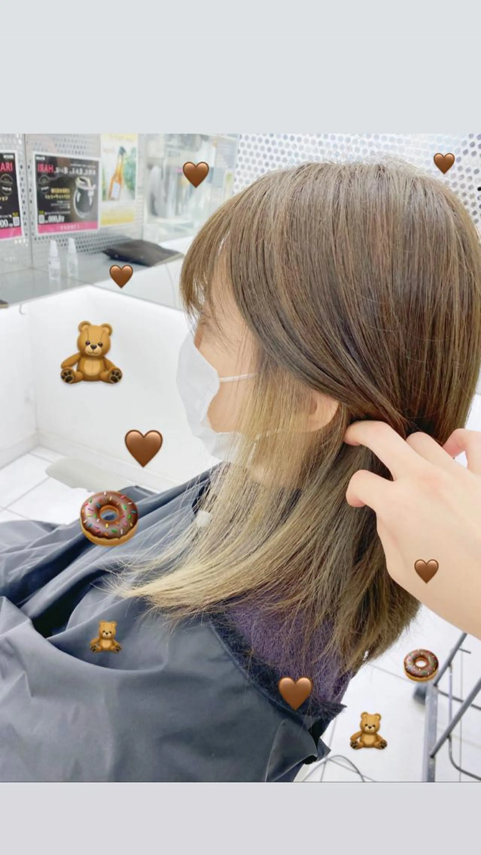 ミディアム カラー benji所属・Hamatsu Misakiのヘアスタイル