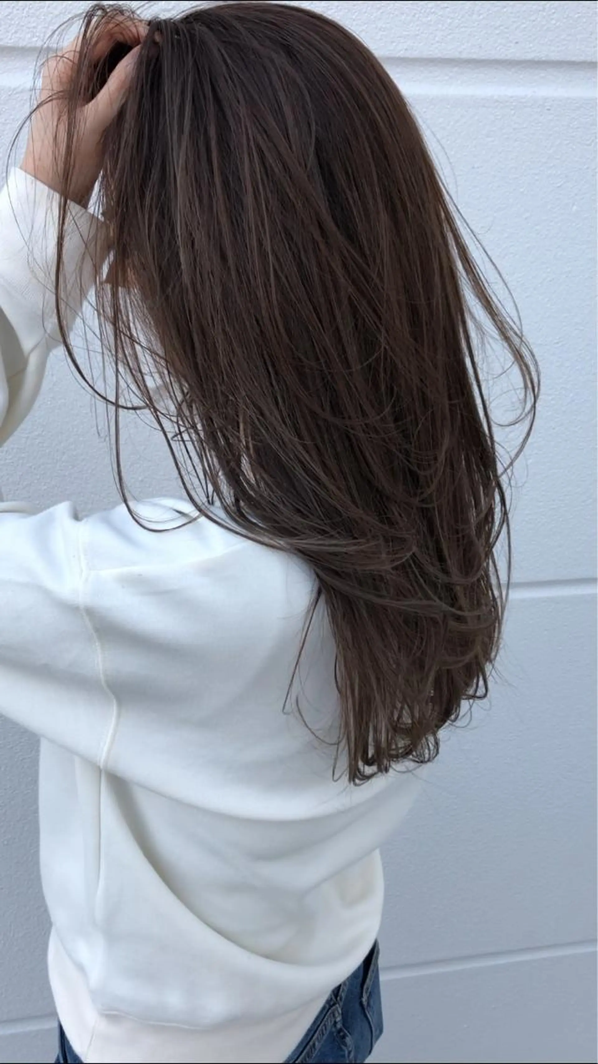 ロング カラー ヘアアレンジ ハイライトカラー ハイライト クドウレイ fifth渋谷のヘアスタイル