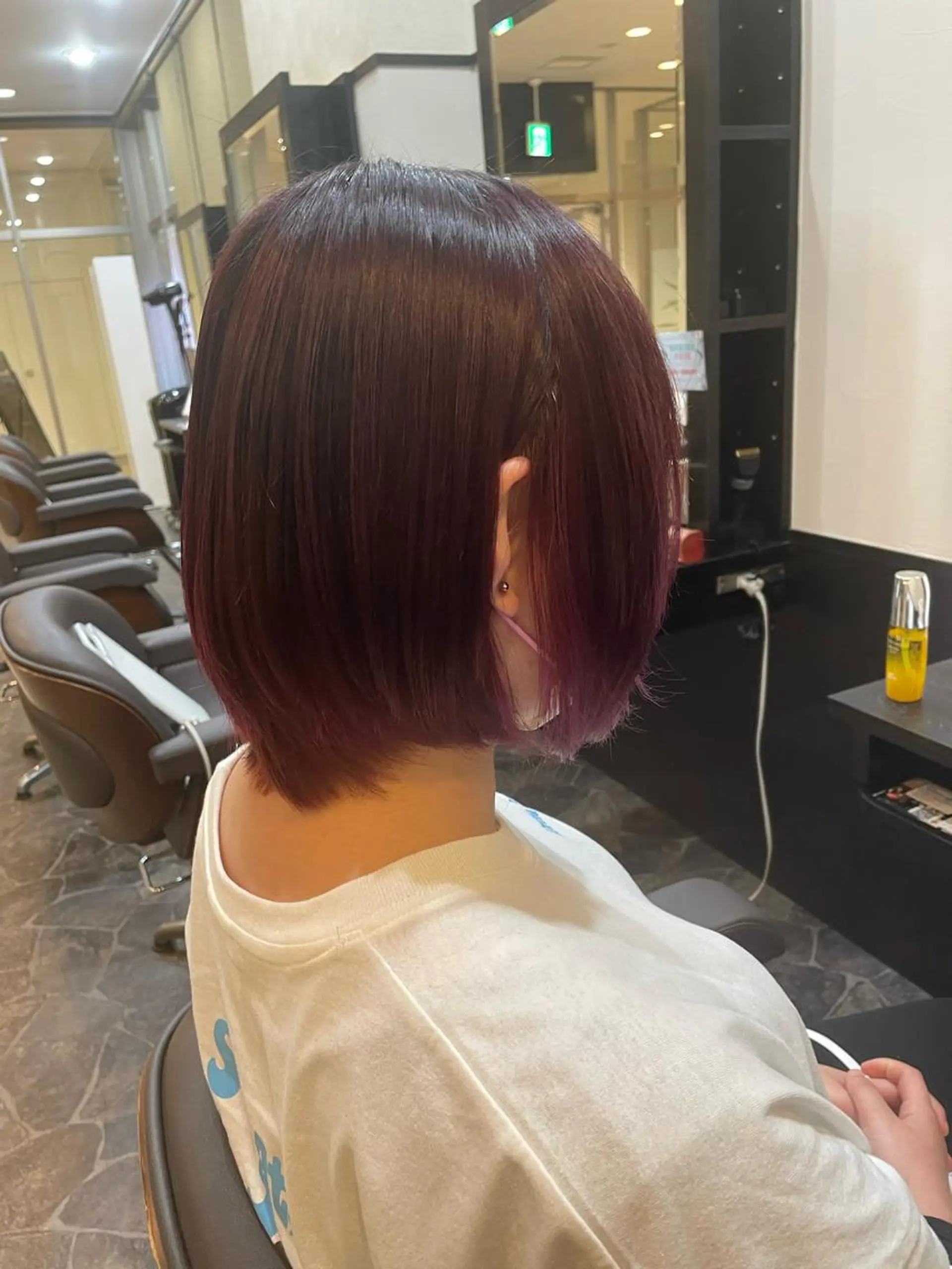 カラー 中尾 唯音名のヘアスタイル