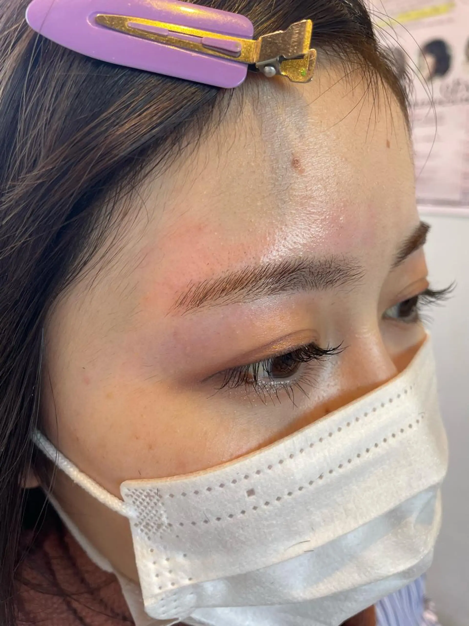 アイブロウ 桑田 新菜のヘアスタイル