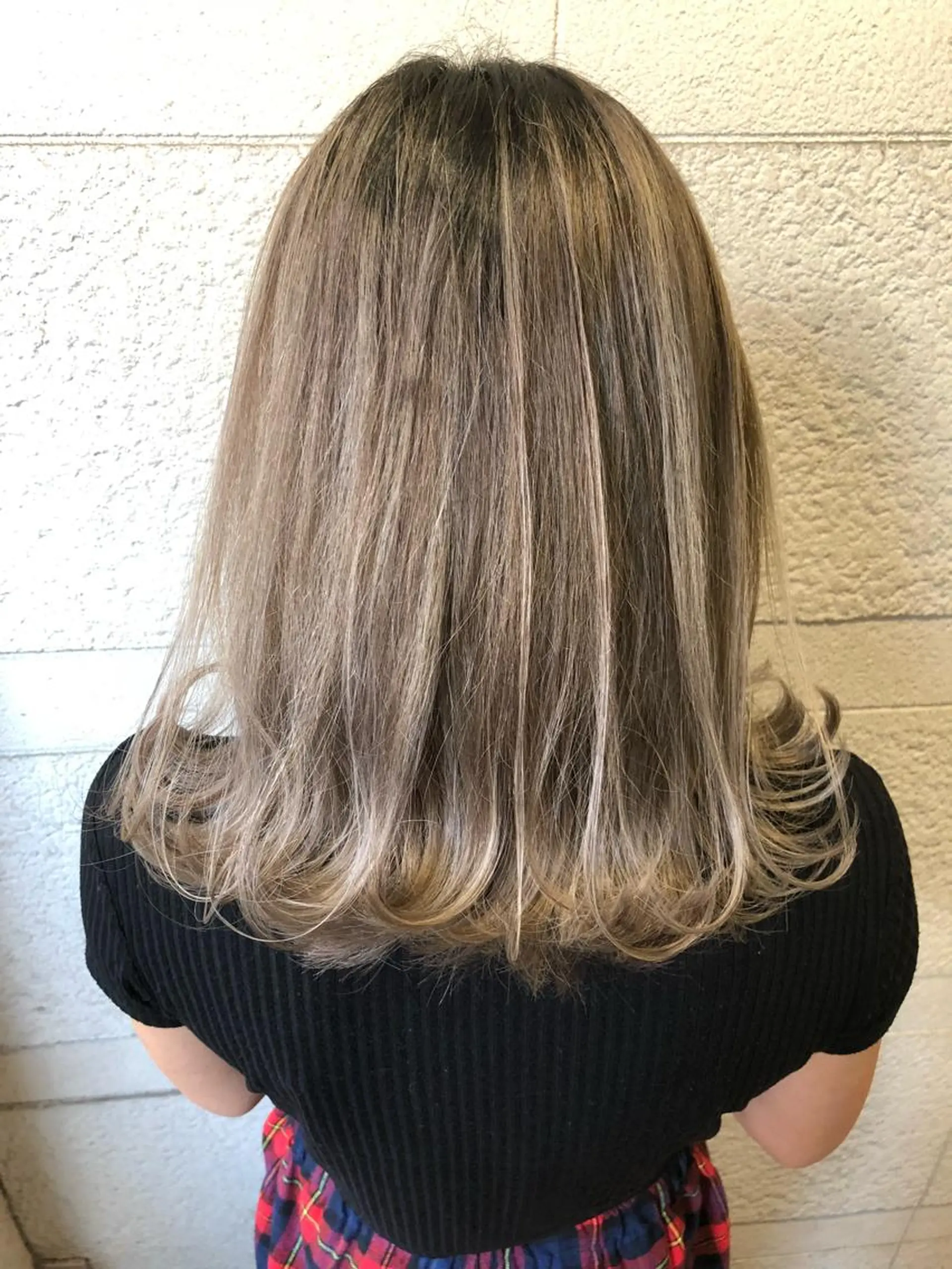 ミディアム カラー alpha. カラーエクステ下妻のヘアスタイル