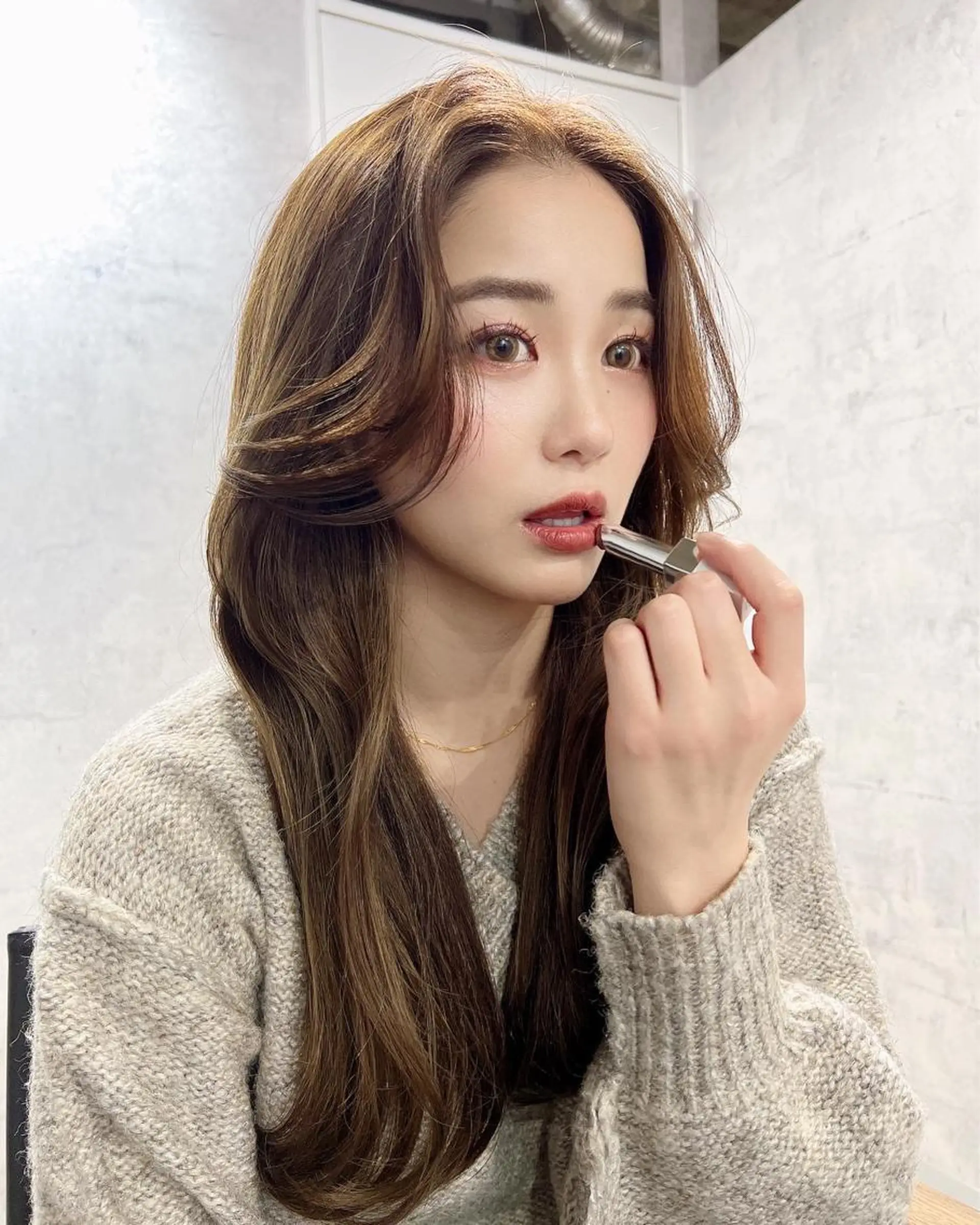 ロング カラー 韓国レイヤー/ 顔周り💕田中将吾のヘアスタイル