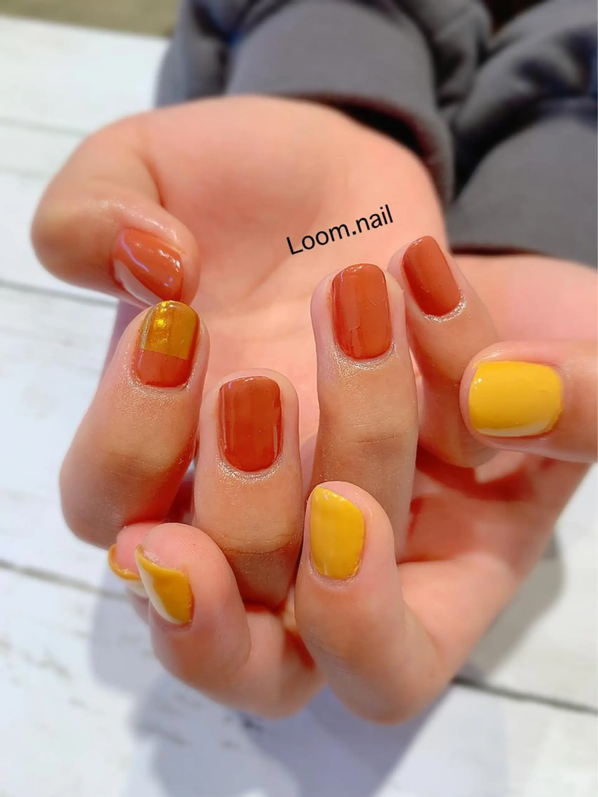 ネイル アートネイル ミラーネイル Loom所属・hrd manamiのネイルデザイン