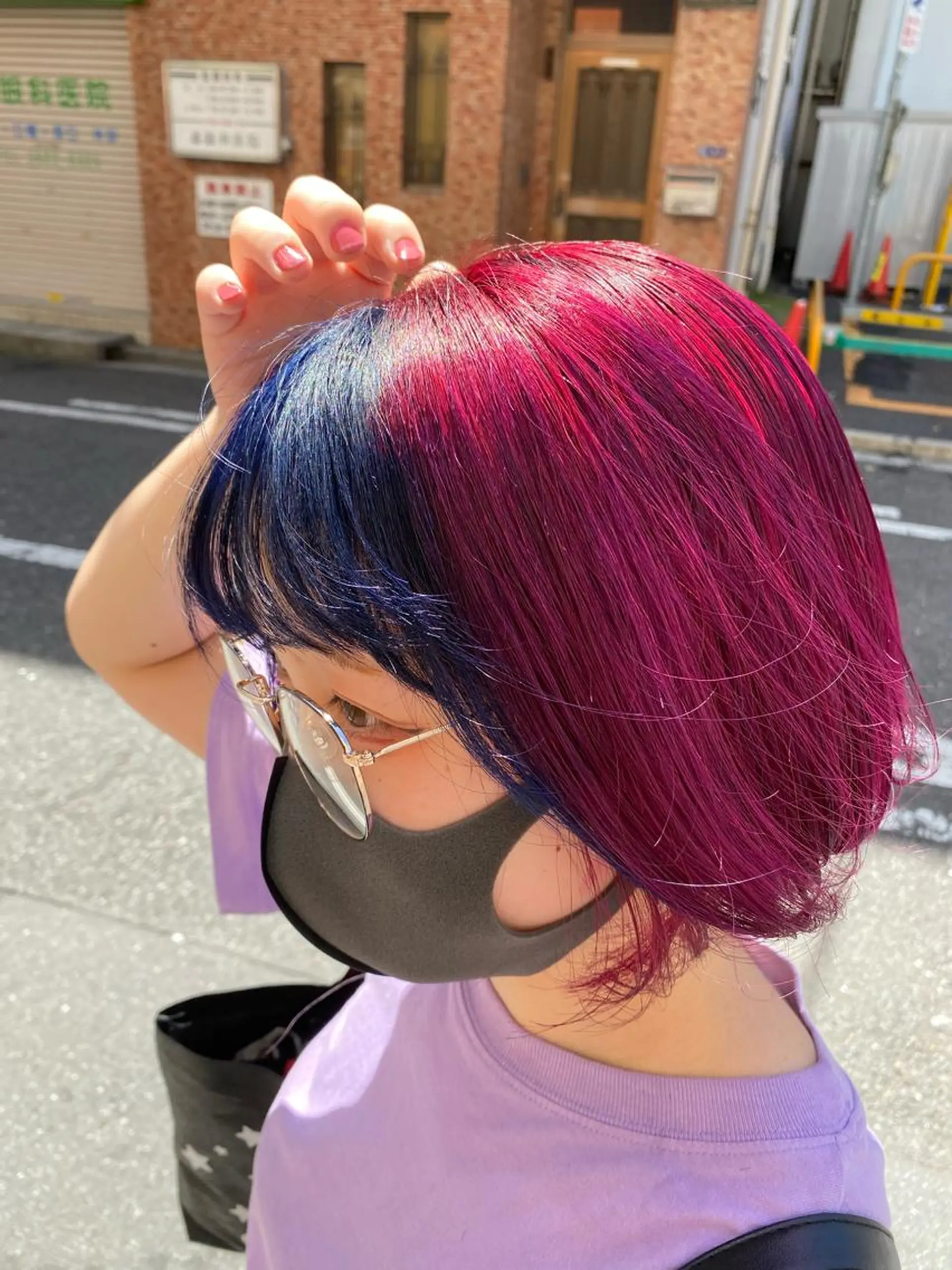 ショート ホワイト/店長/カラ ー講師/錦糸町/岩崎のヘアスタイル