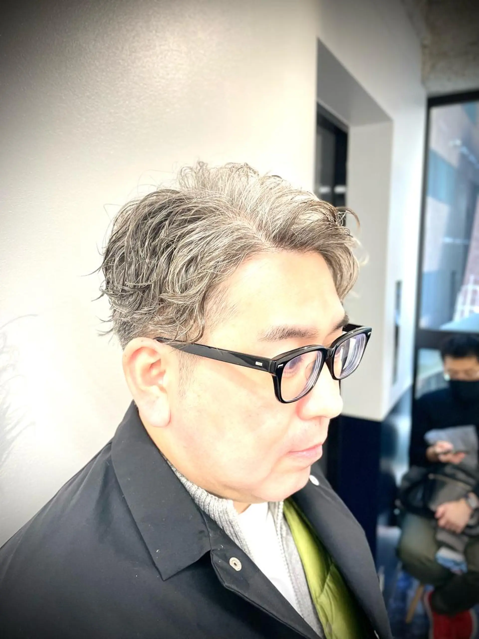 ショート パーマ メンズ メンズパーマ スパイラルパーマ カット パーマ 銀座メンズカット/ 銀座メンズパーマ/のヘアスタイル