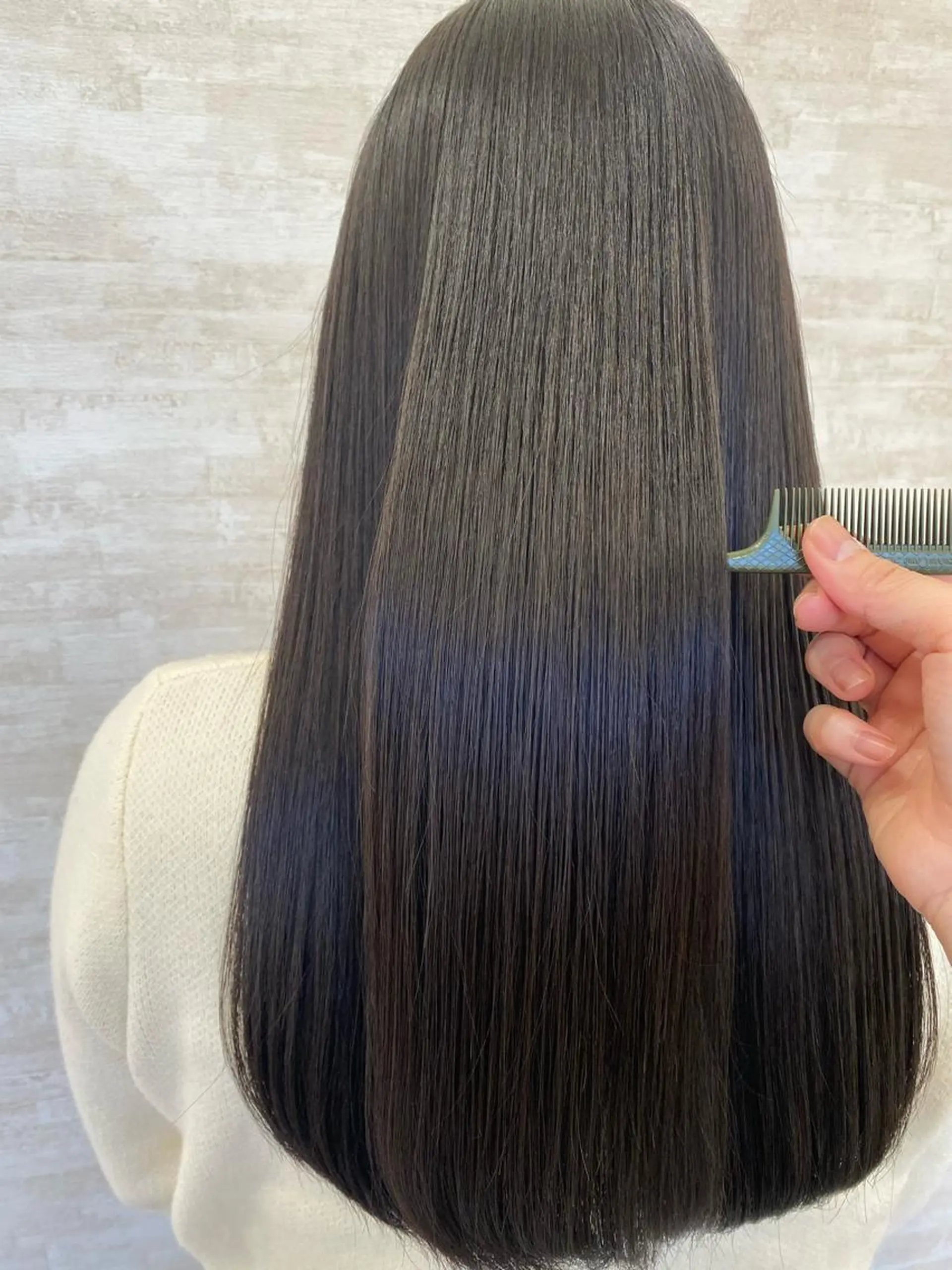 ロング 髪質改善 トリートメント カット 縮毛矯正 トリートメント 髪質改善&ヘアケア 永山若奈のヘアスタイル