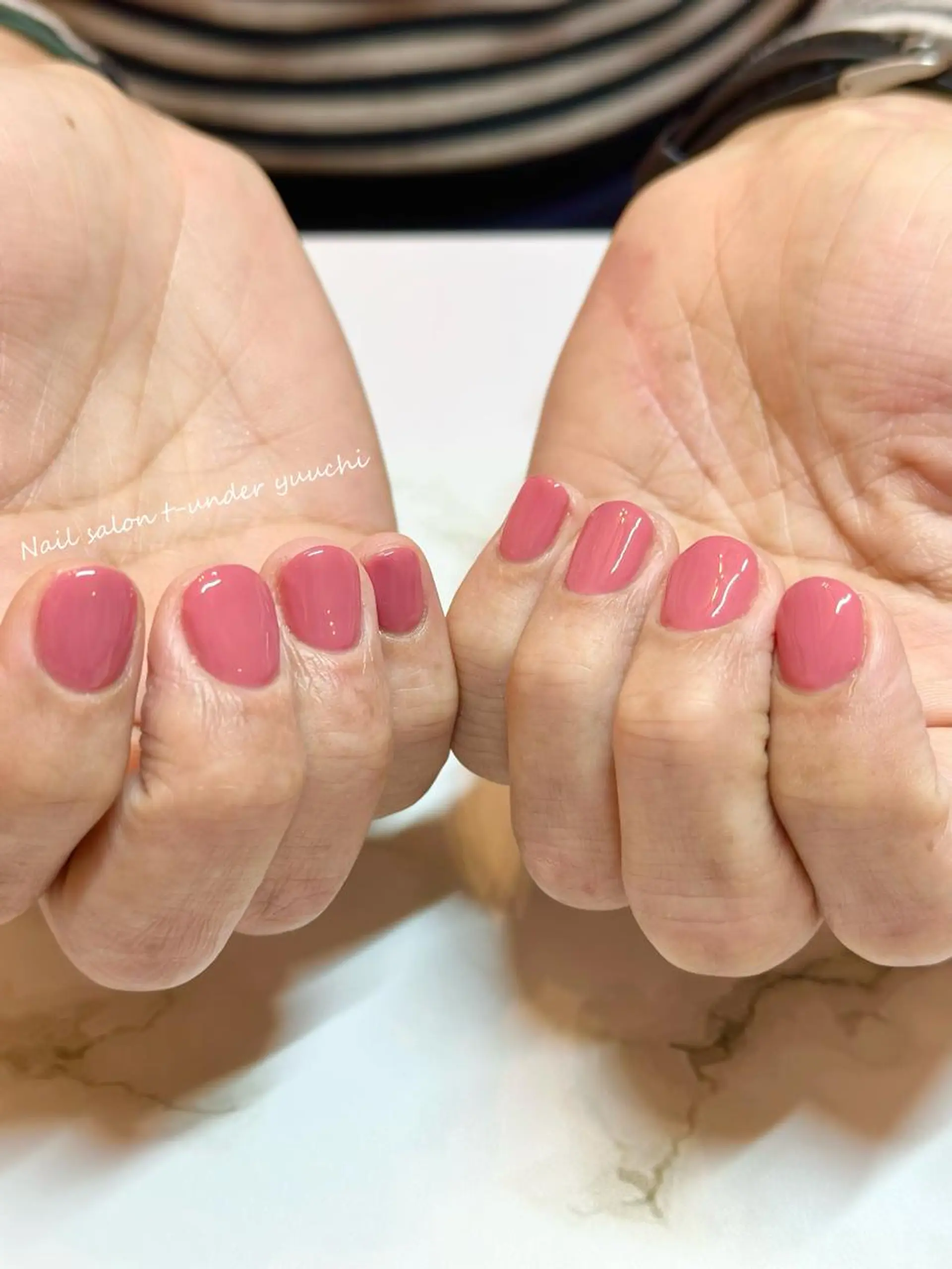 ネイル ワンカラーネイル ピンク Nailsalon yuuchiのネイルデザイン