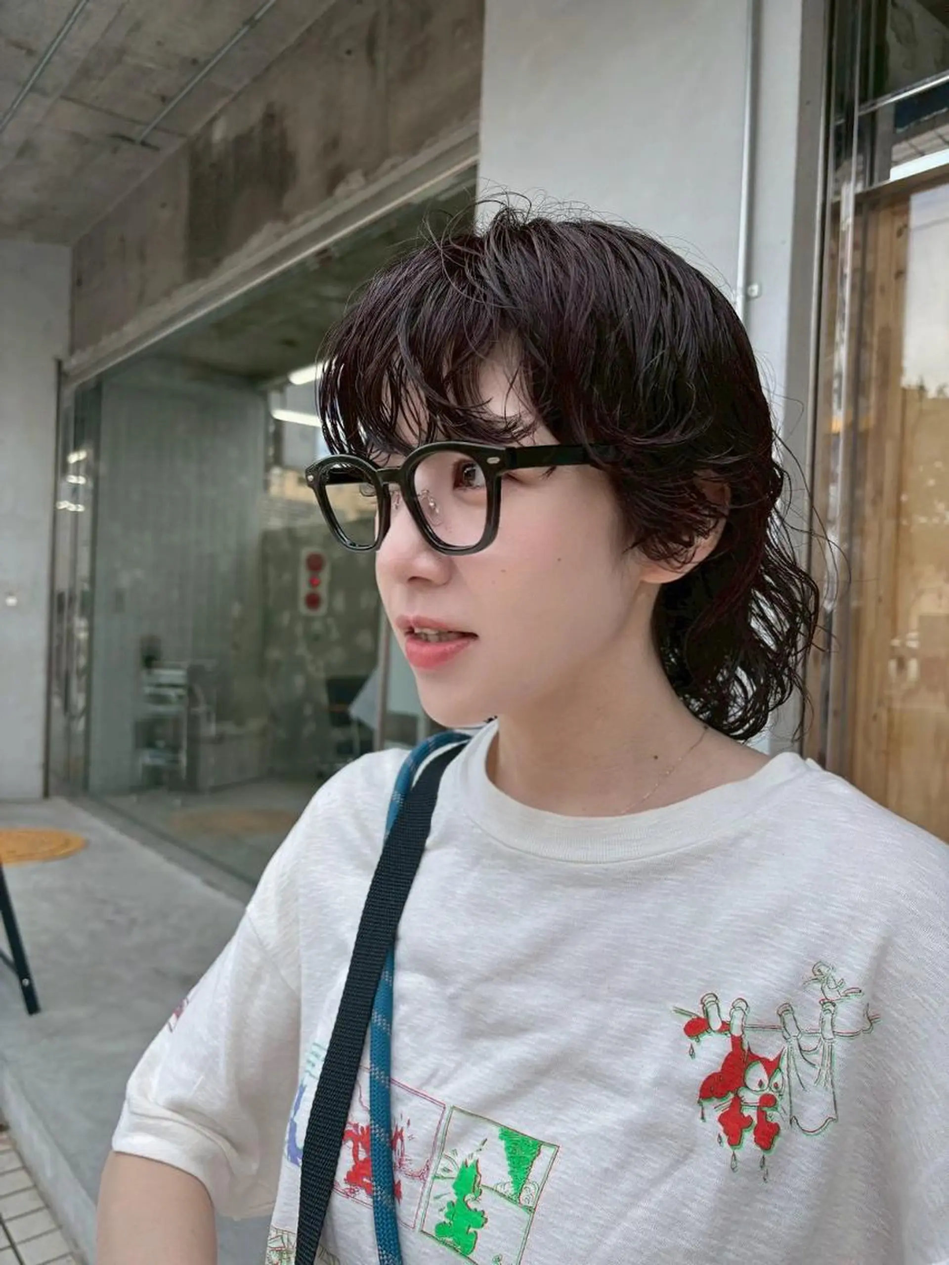 ショート ウルフカット カット パーマ 《ボブ・パーマ》 くりーわ🌰ゆいなのヘアスタイル