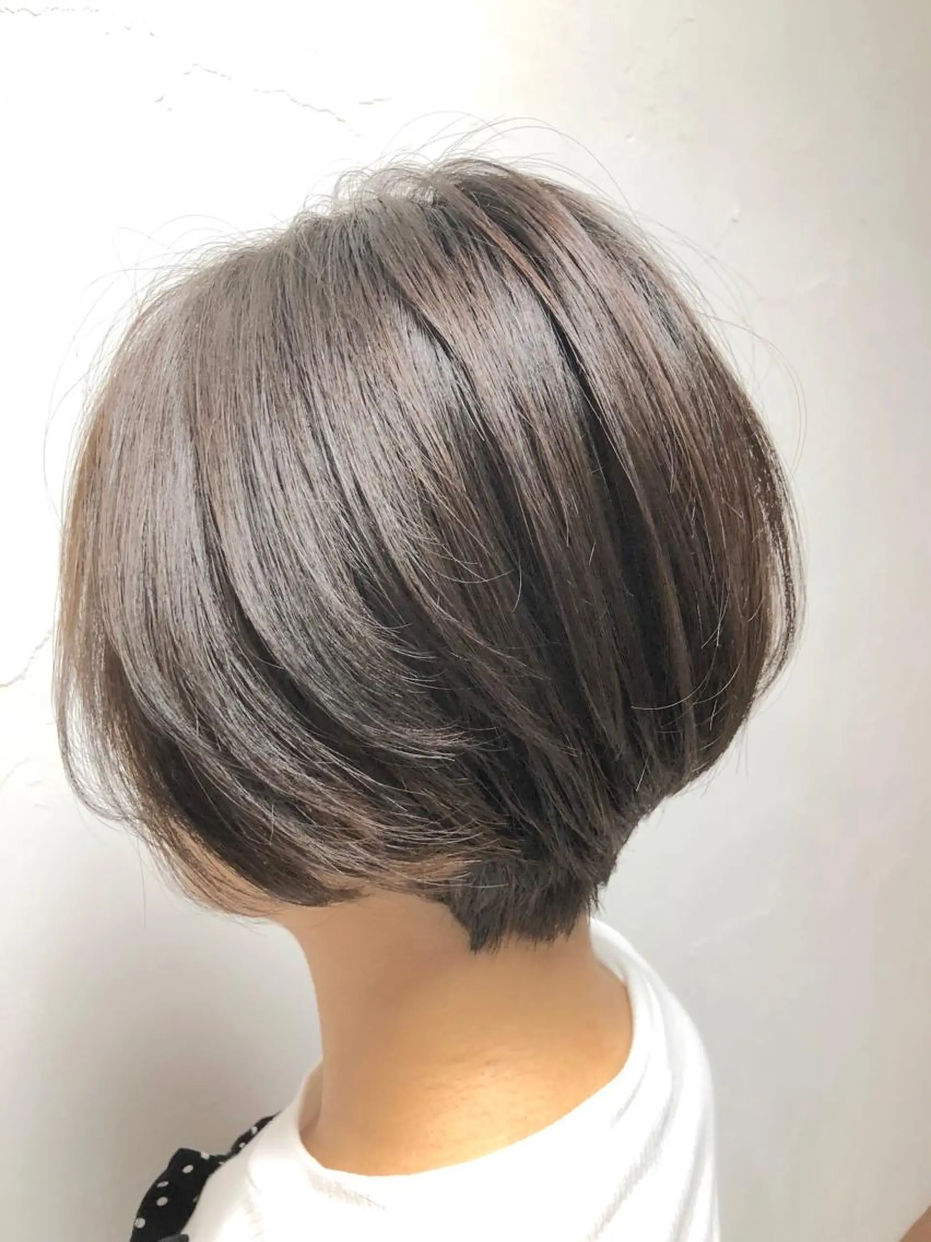 ショート カラー ハンサムショート グレージュ ラベンダーカラー ラベンダーグレージュ ラベンダーグレー Laf.【ラフ］北坂戸駅前所属・🌈New Open Laf.🌈奥居伸輔のヘアスタイル