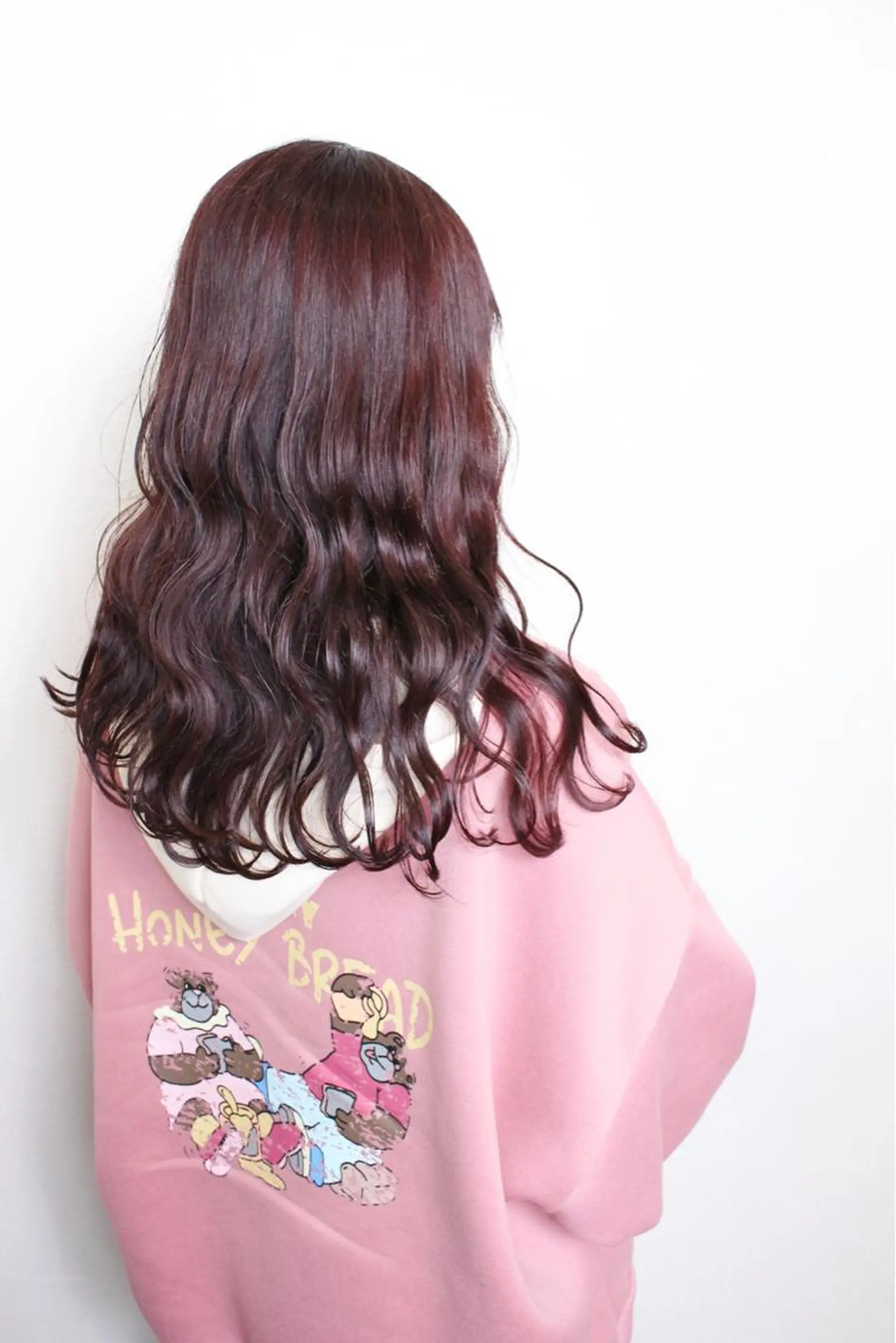 セミロング カラー ブラウンカラー ピンクカラー ピンクブラウン カット ヘアカラー 土居 正季のヘアスタイル