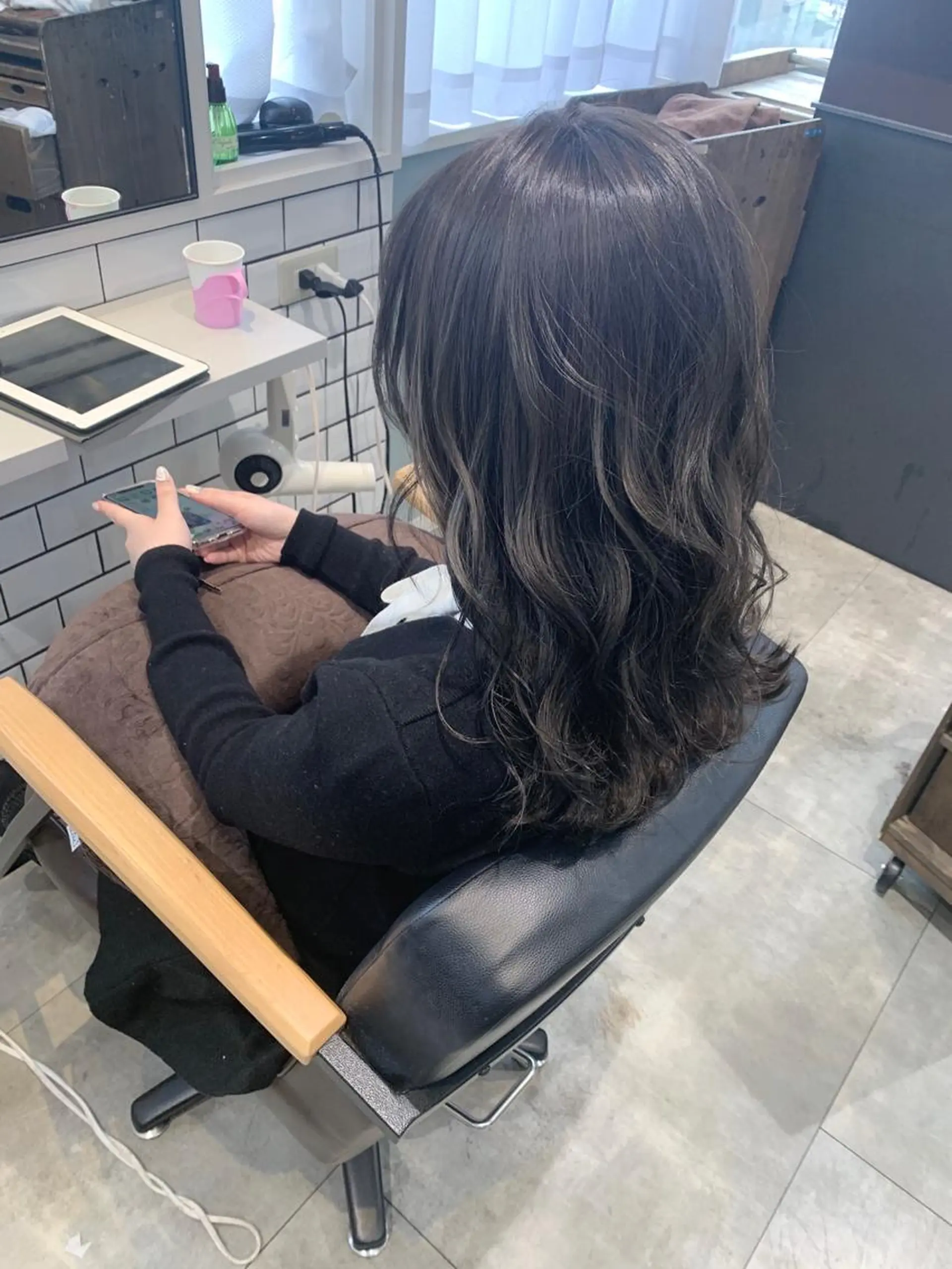 ロング カラー ヤマナカ エリカのヘアスタイル