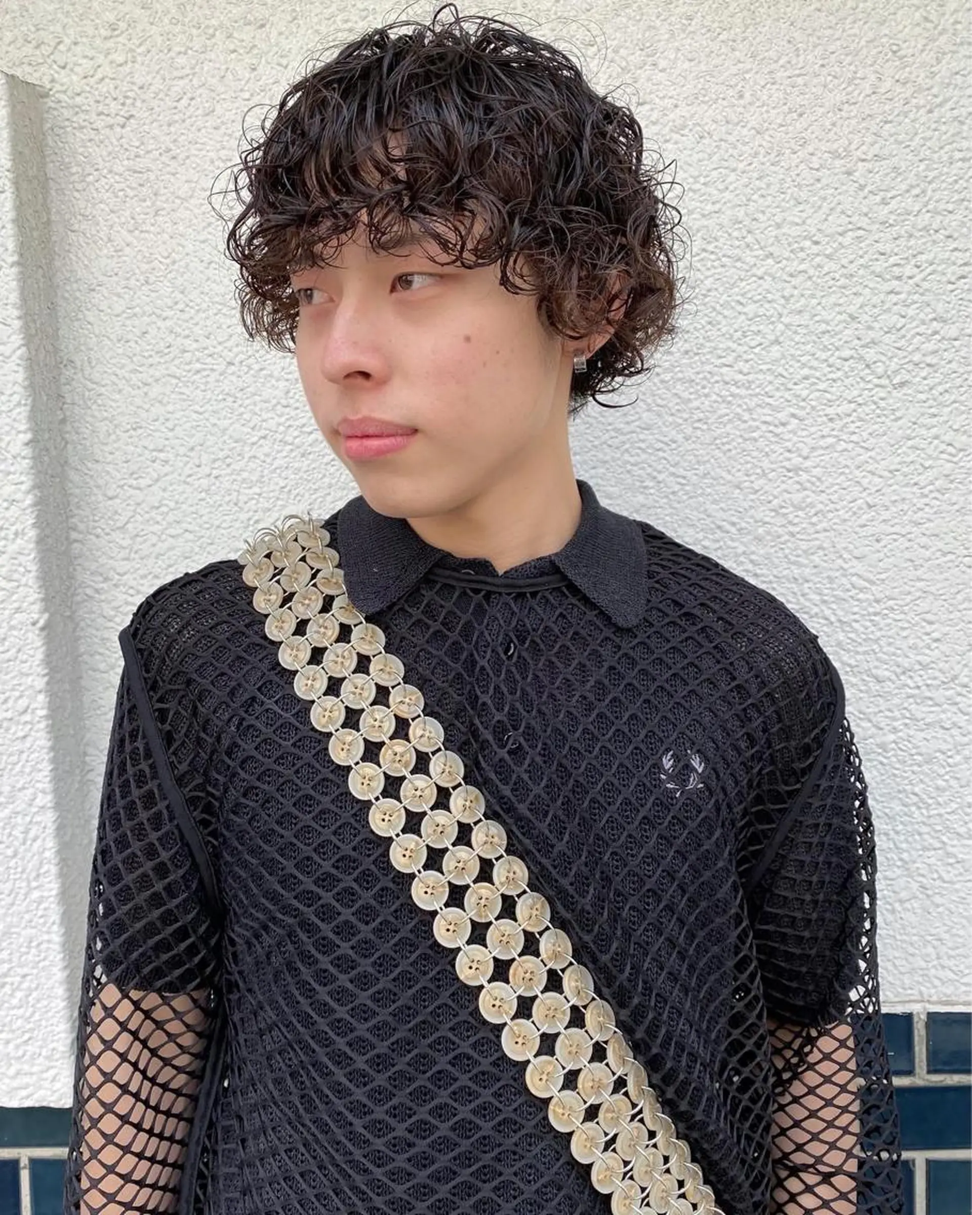 パーマ メンズ パーマ、髪質改善 カズマのヘアスタイル