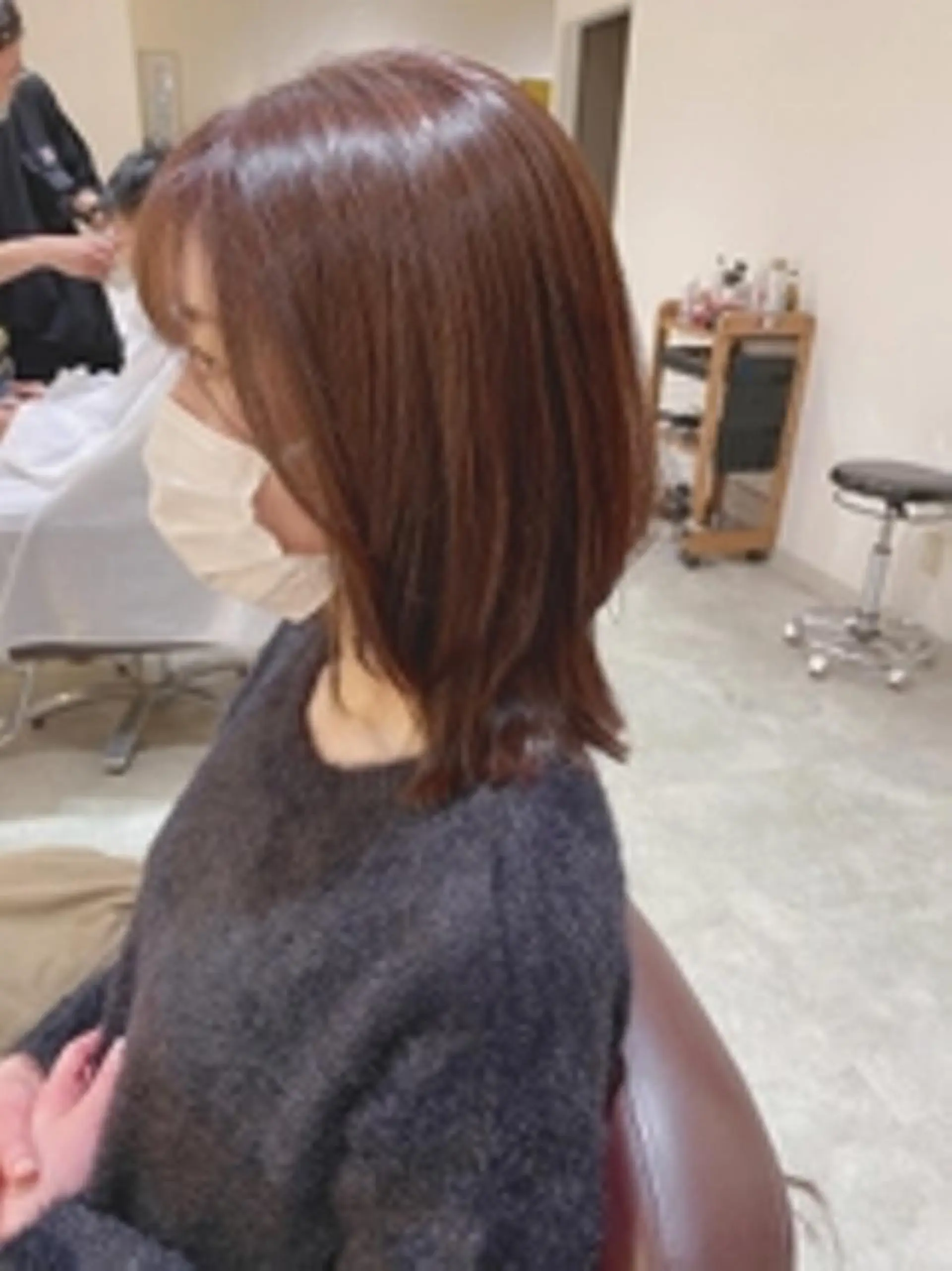 ミディアム カラー イルミナカラー ピンクカラー ピンクパープル パープルカラー ARCH FREE予約のヘアスタイル