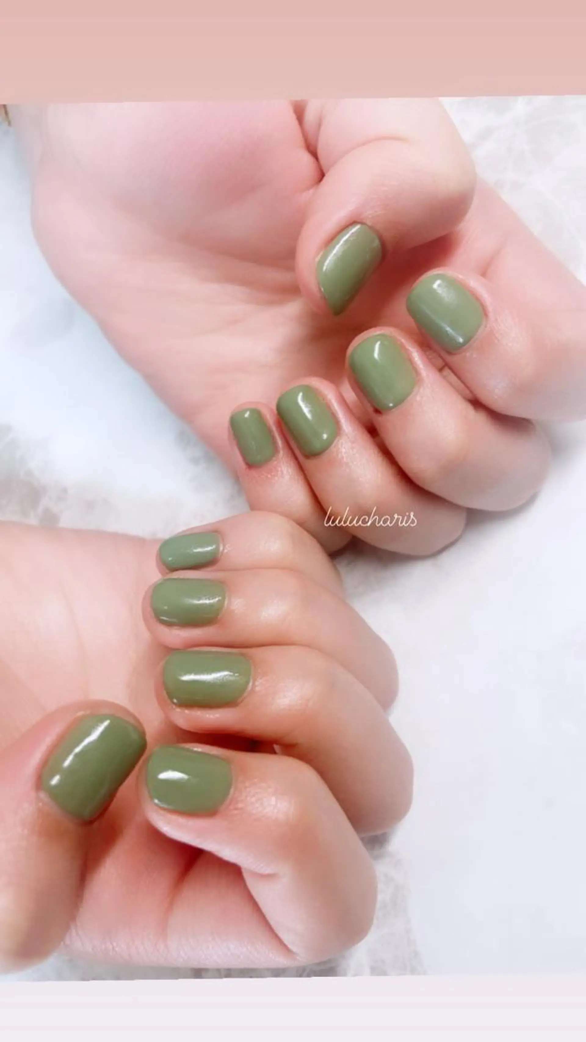 ネイル ワンカラーネイル Lulu charisu所属・lulucharis nailのネイルデザイン