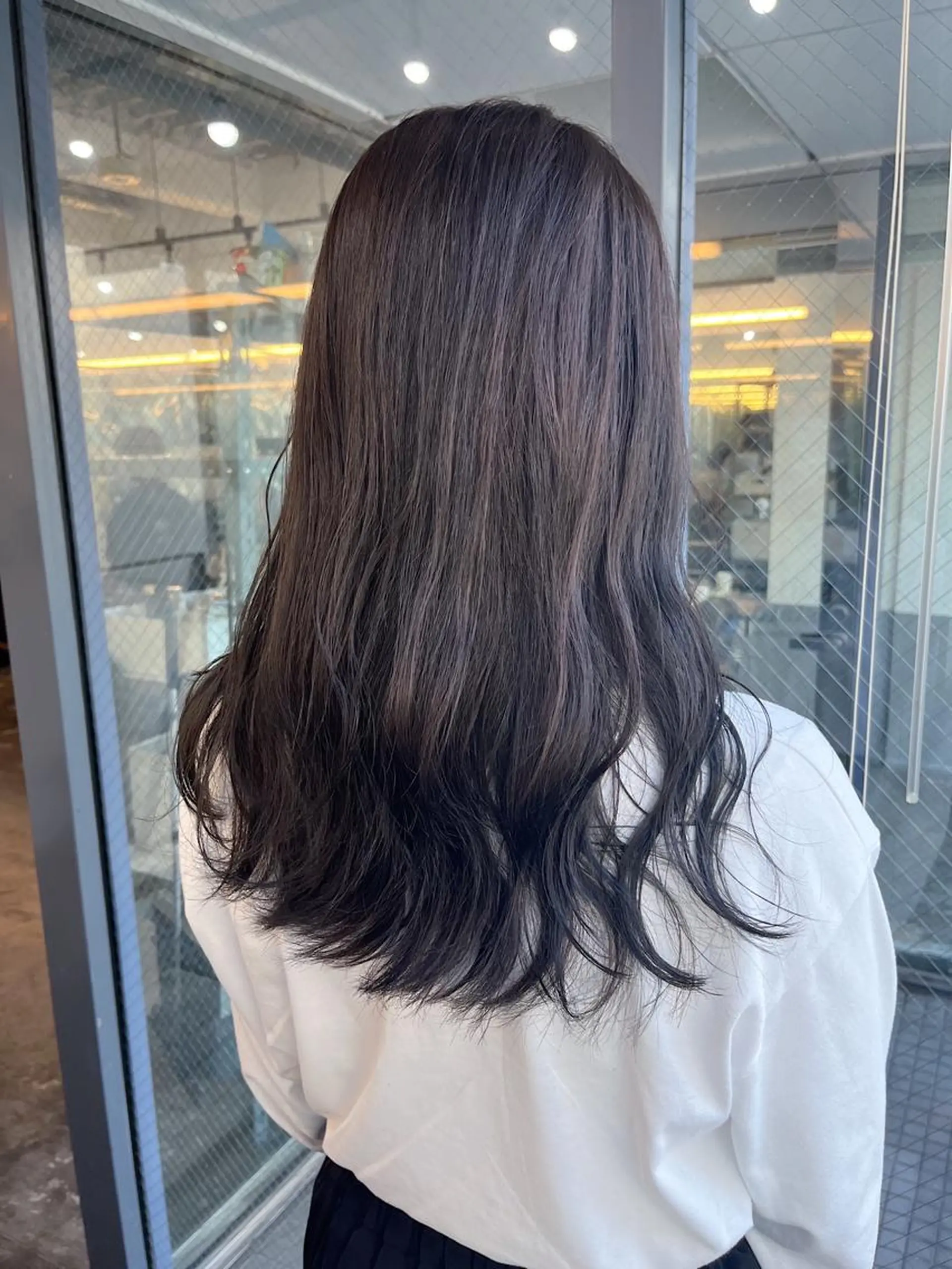 セミロング カラー ヘアカラー 🌛ダブルカラー 🌜SAYAKAのヘアスタイル