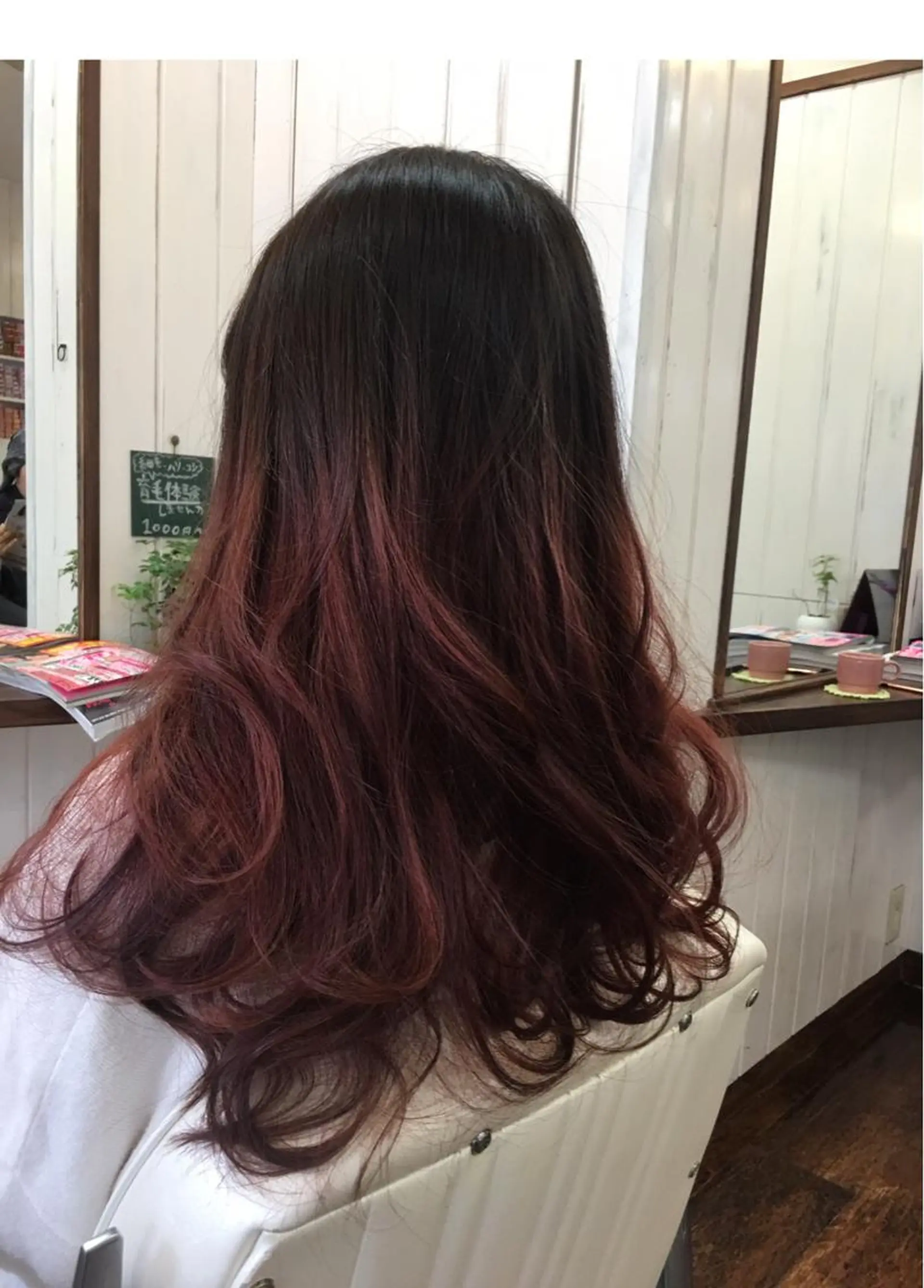 セミロング カラー ヘアカラー トリートメント 横地 卓也のヘアスタイル