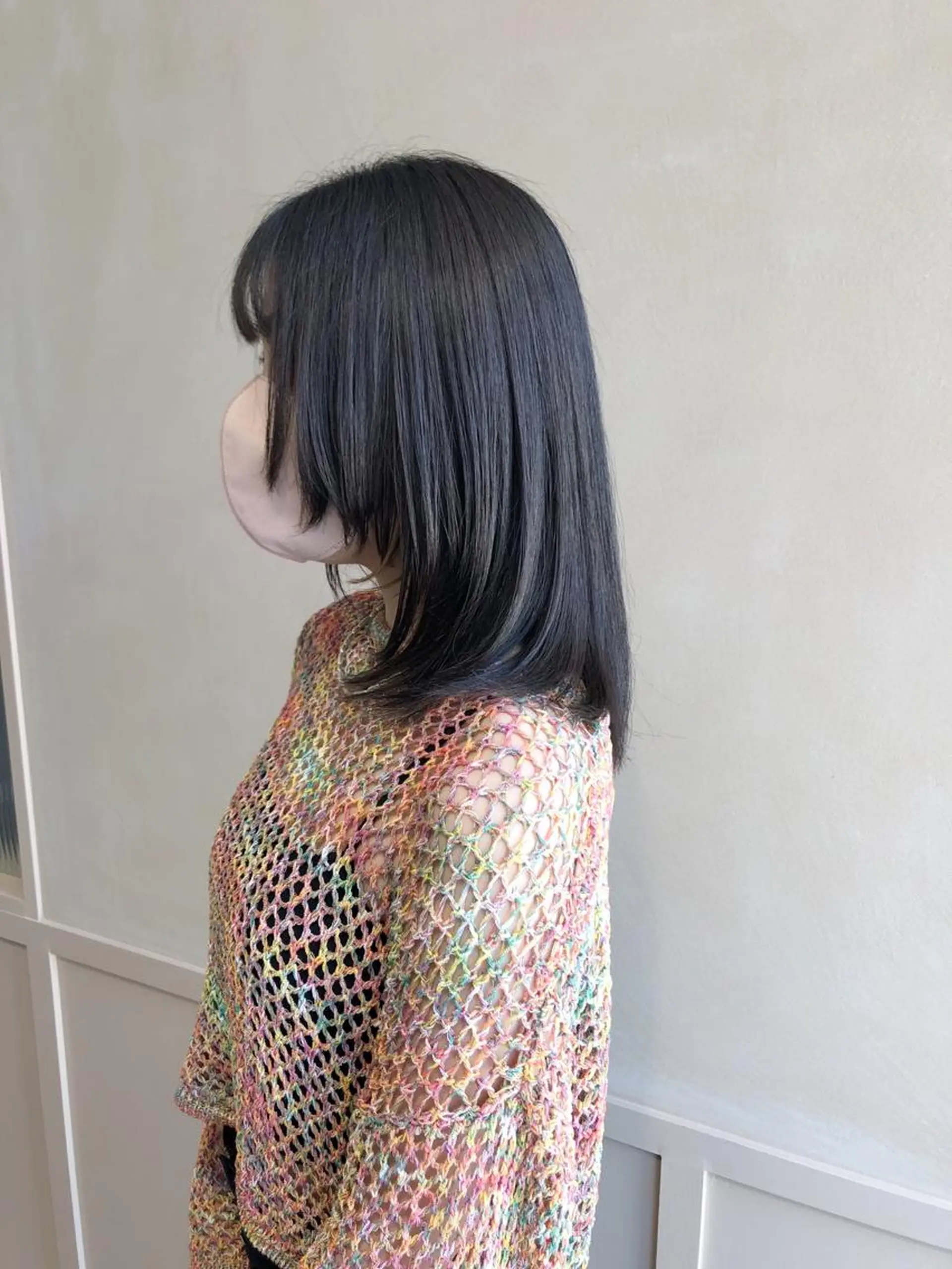 ミディアム 髪質改善 レイヤーカット トリートメント ウルフカット ウルフレイヤー カット トリートメント 所渉/韓国レイヤー /ウルフカットのヘアスタイル