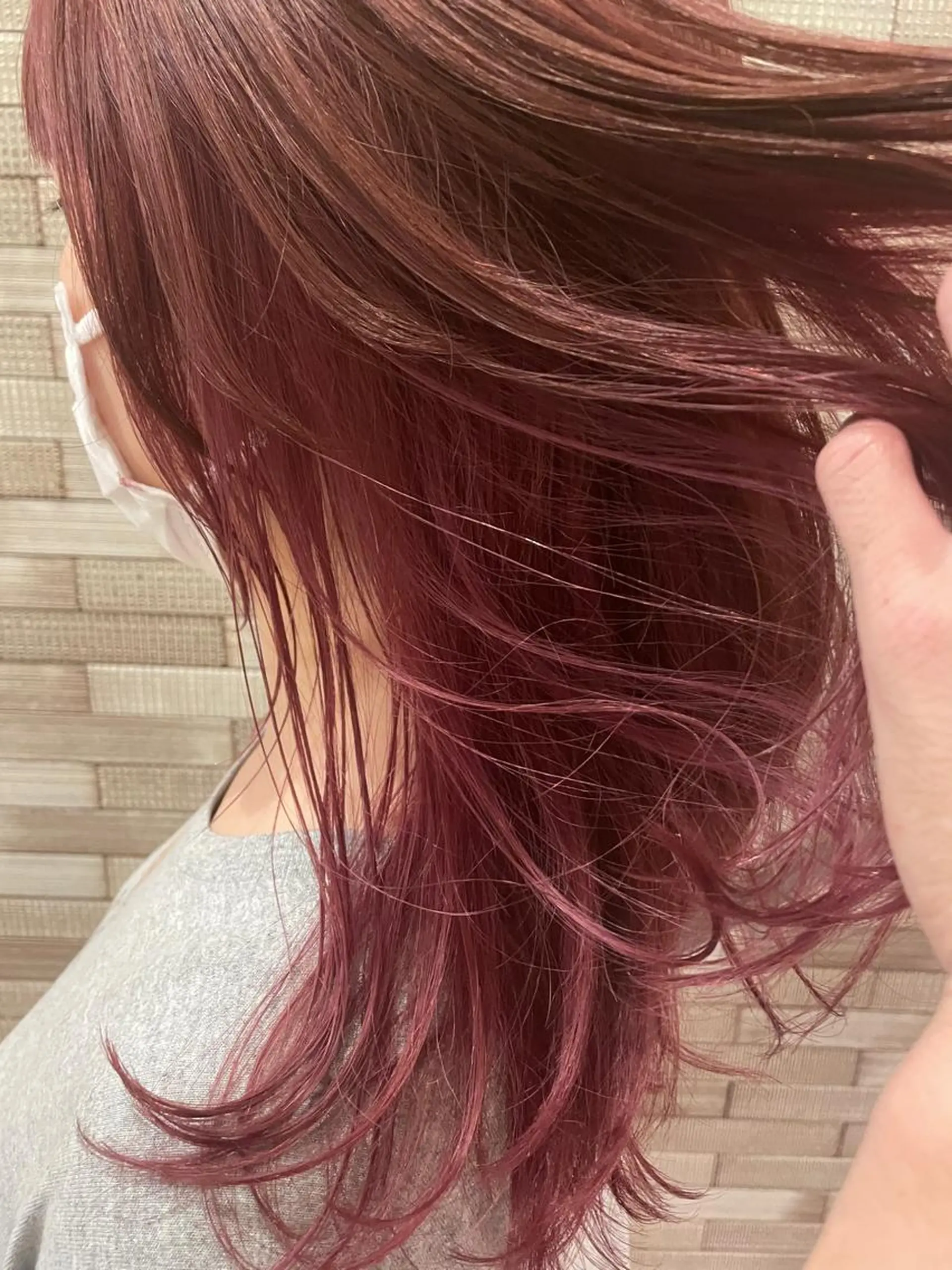 セミロング カラー ブリーチ/髪質改善 /Shori/店長のヘアスタイル