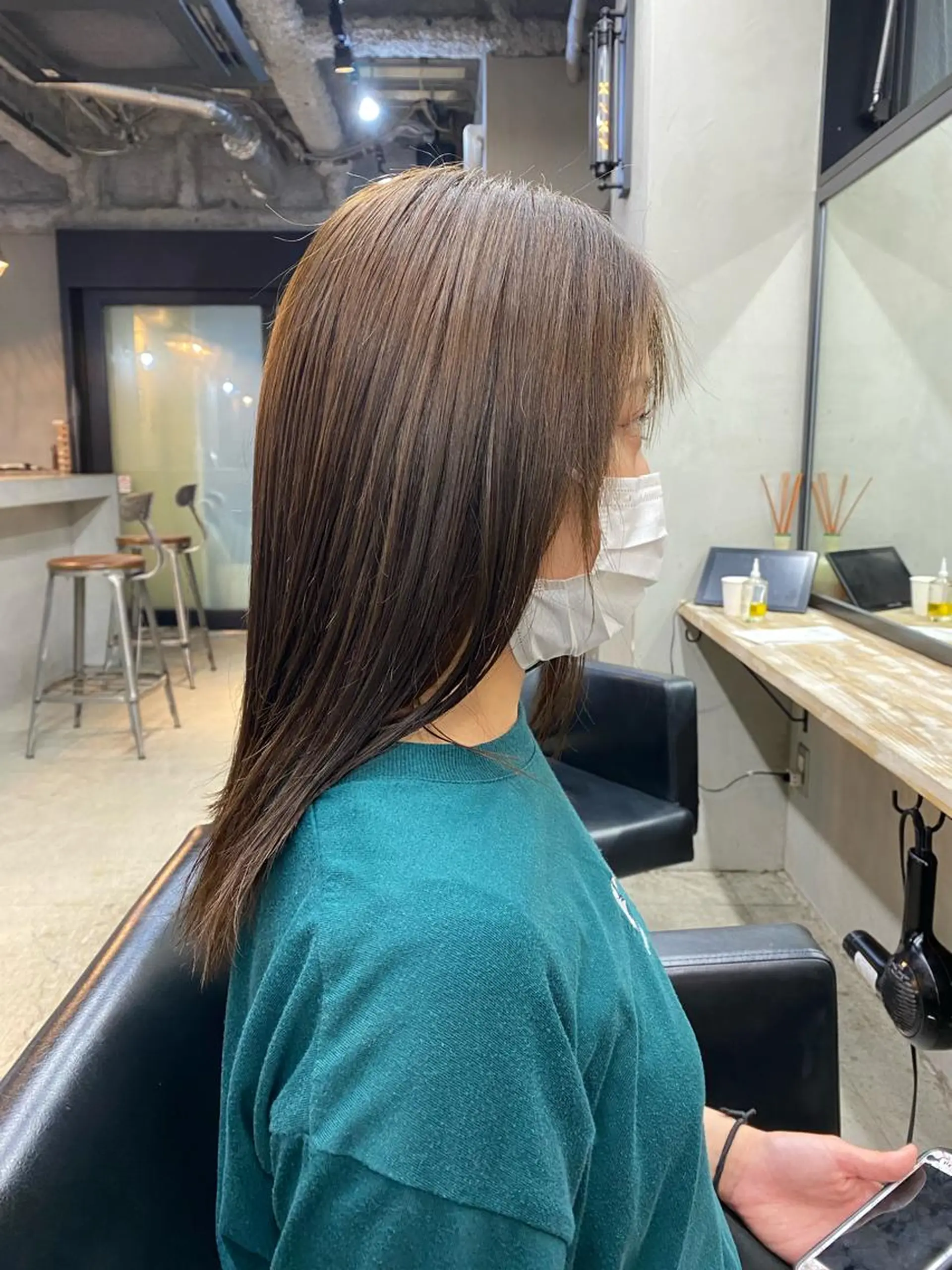 セミロング メンズカット/パーマ 艶カラーTAIGA︎のヘアスタイル