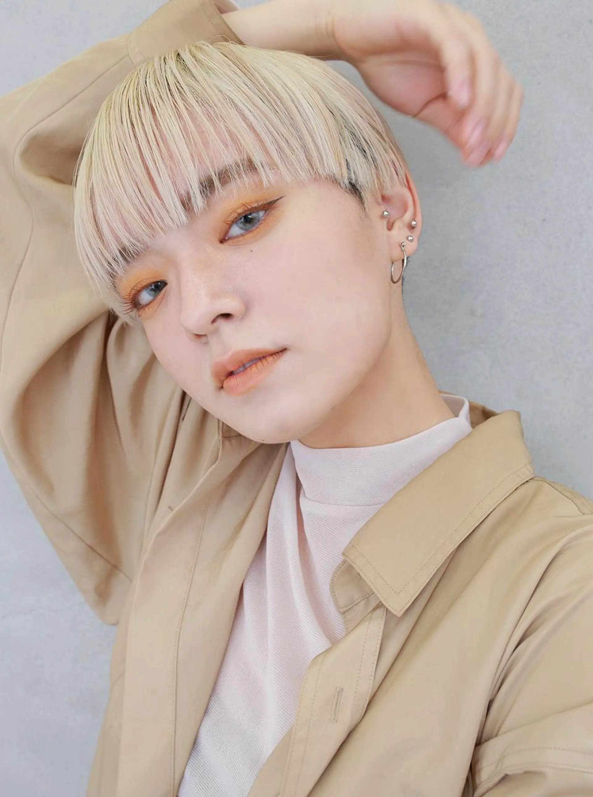 ショート カラー ブリーチカラーが人気 onnuのヘアスタイル