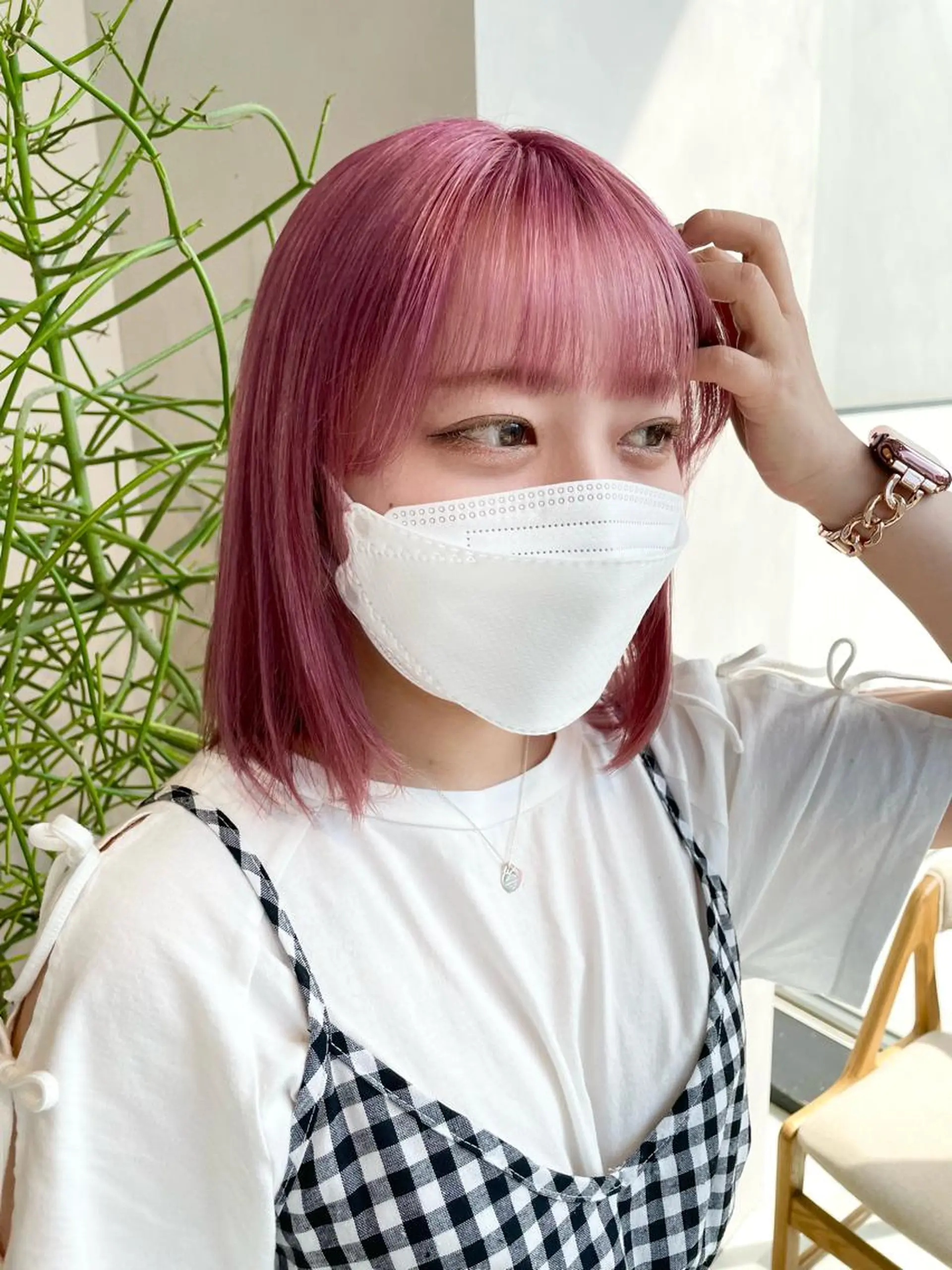 ショート カラー カット ヘアカラー トリートメント ヘッドスパ meme原宿所属・ブロンド・ハイトーン ／遠藤将太のヘアスタイル