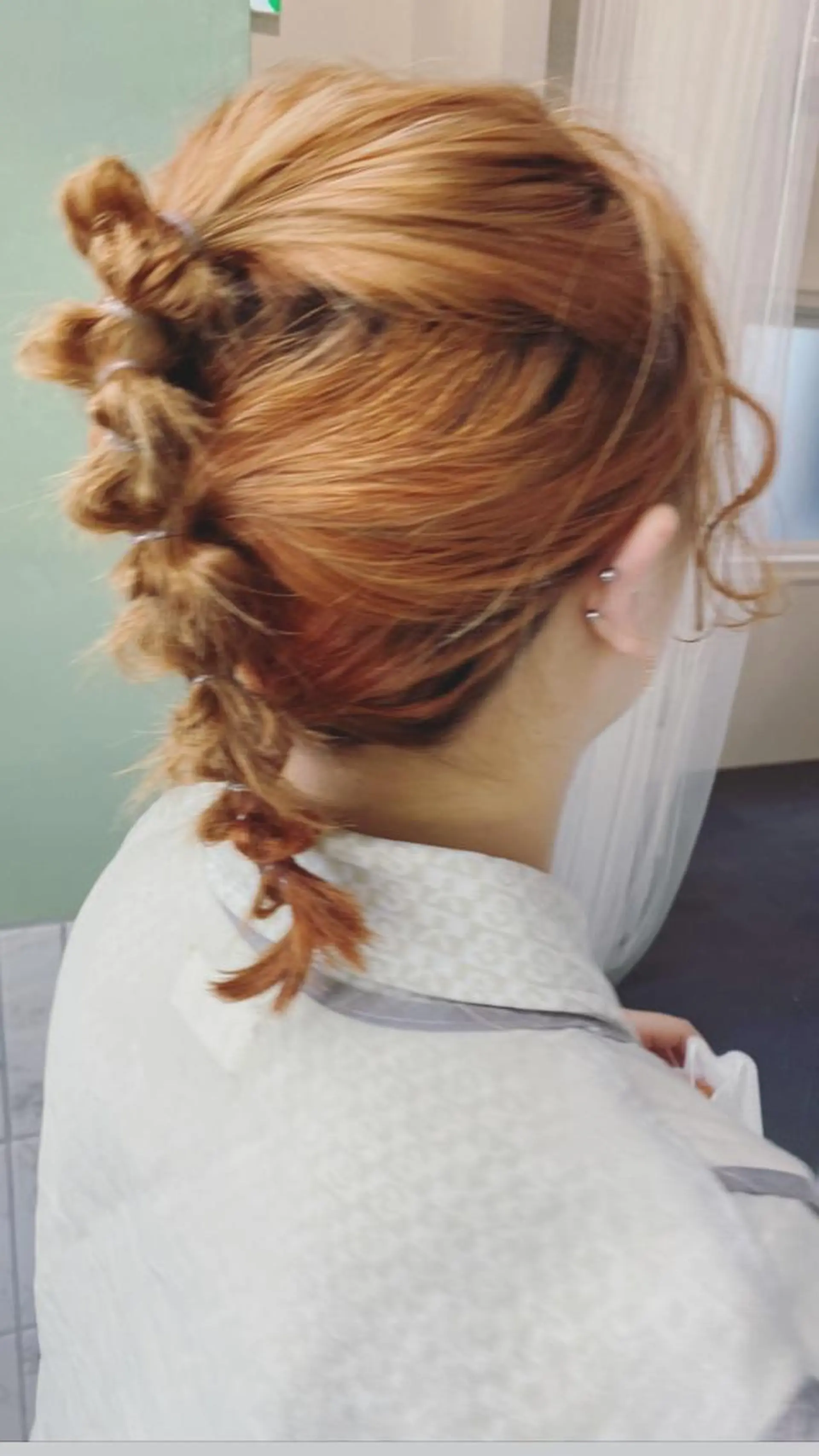 カラー ヘアアレンジ 原 瑞希のヘアスタイル